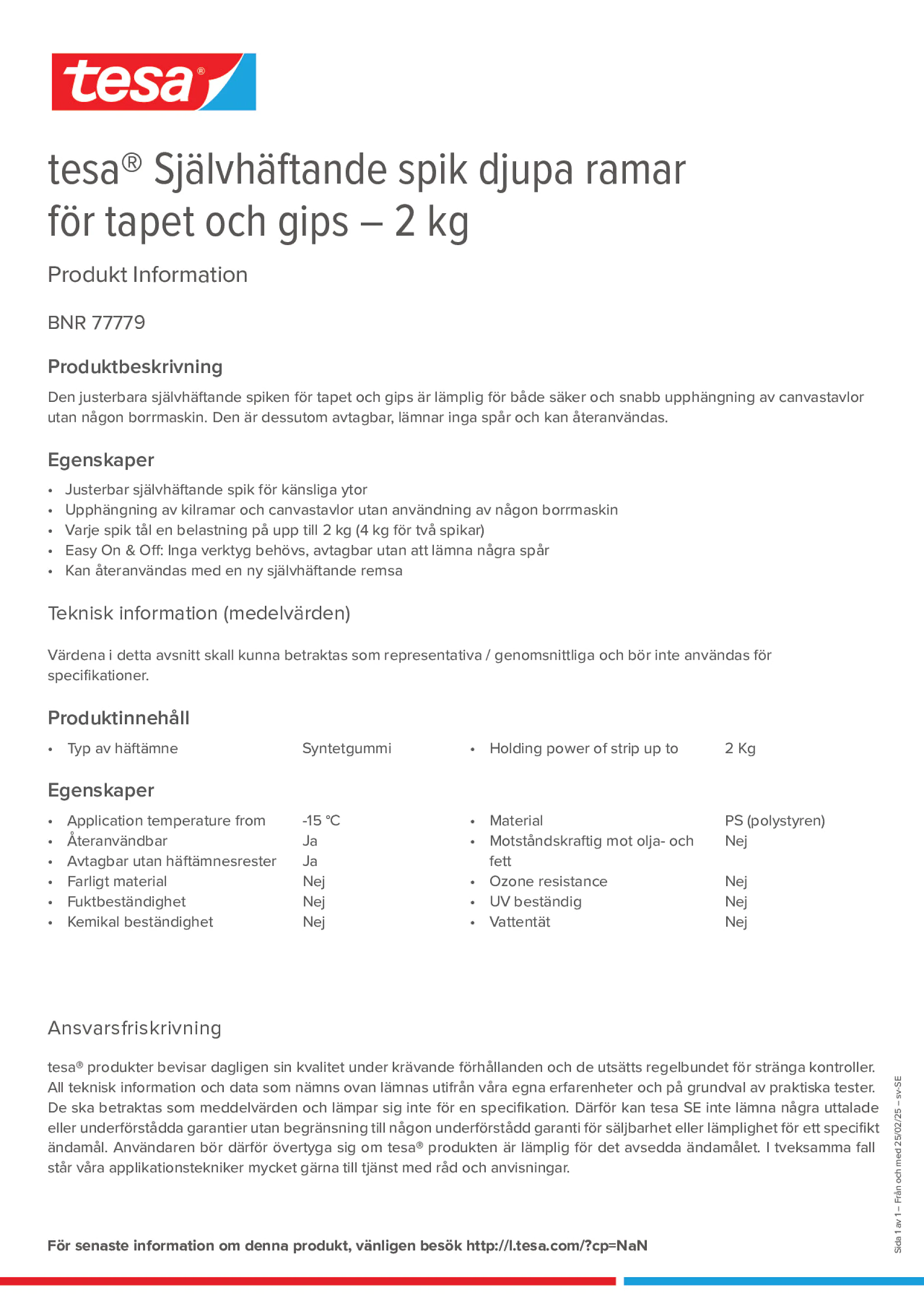Product information_tesa® 77779_sv-SE