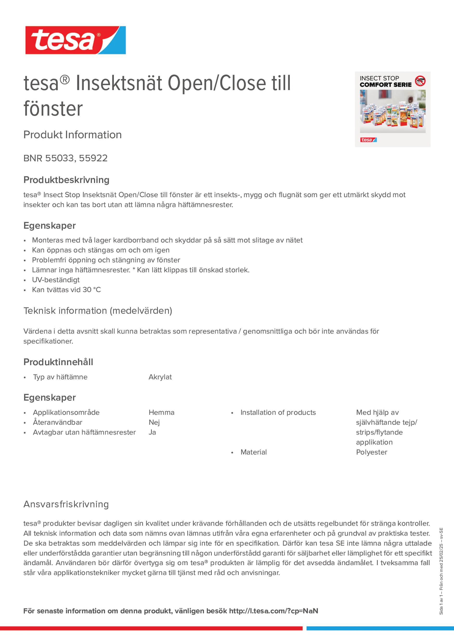 Product information_tesa® 55033_sv-SE