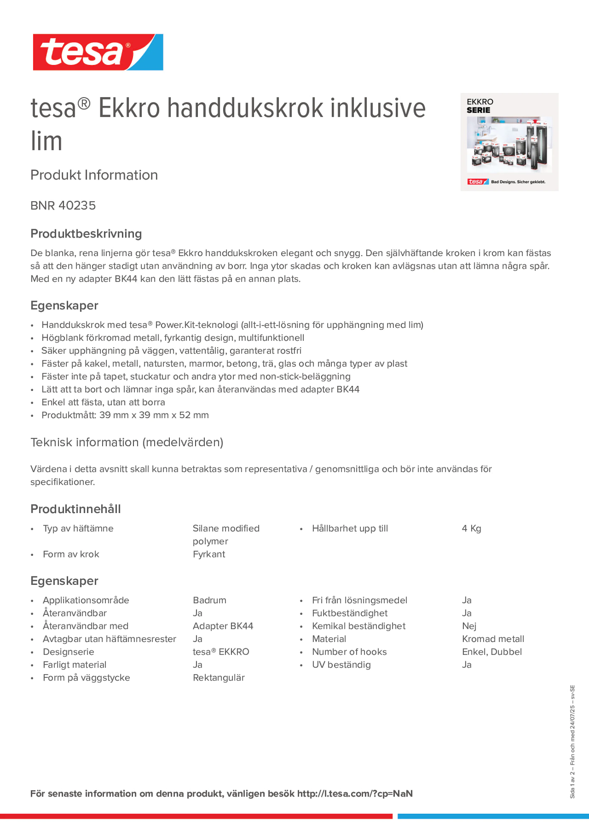Product information_tesa® 40235_sv-SE