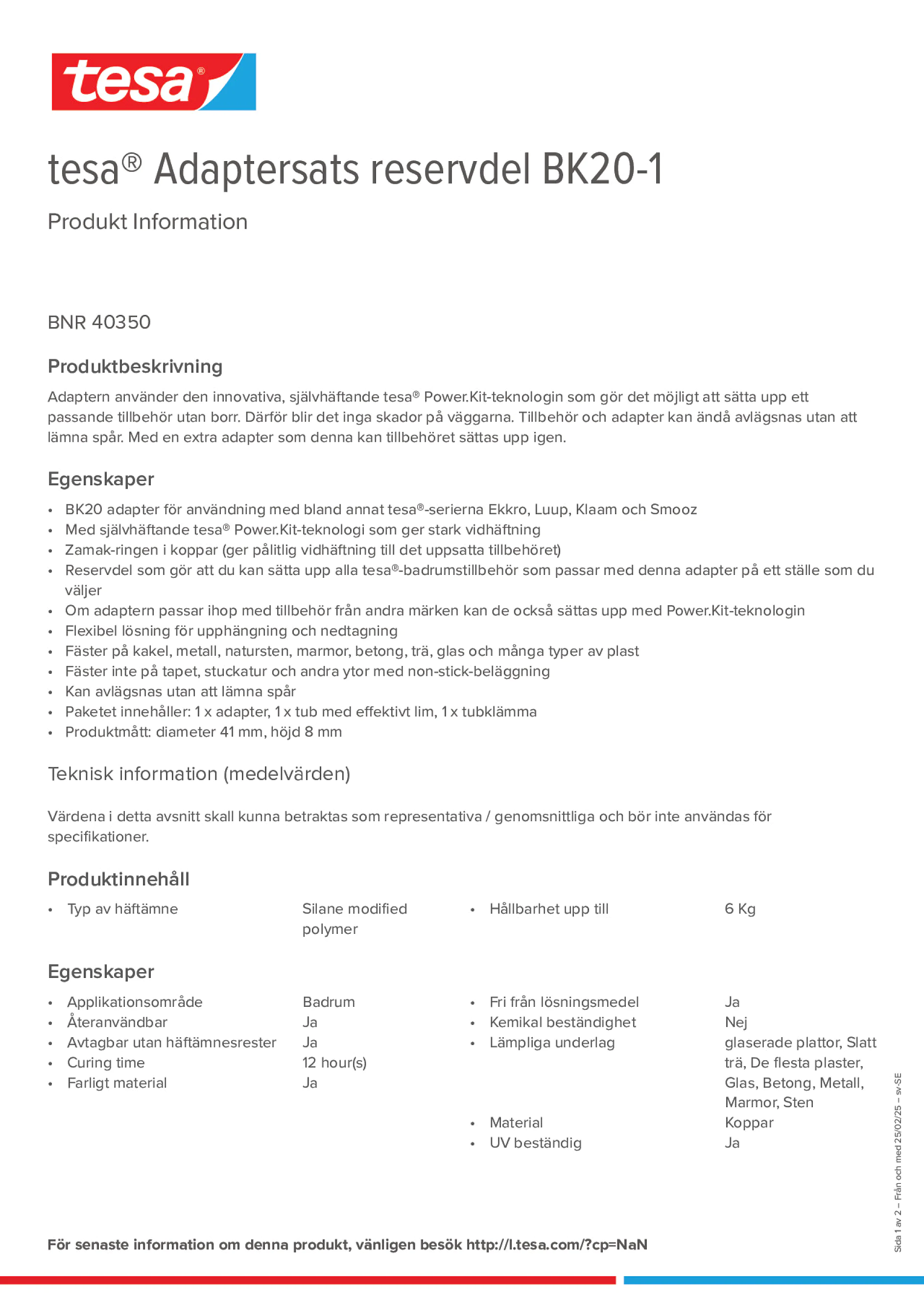 Product information_tesa® 40350_sv-SE