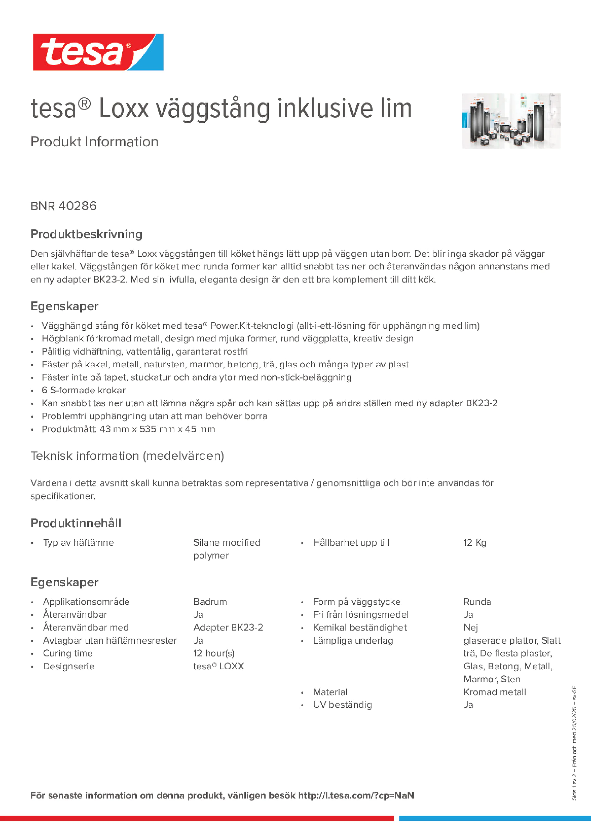 Product information_tesa® 40286_sv-SE