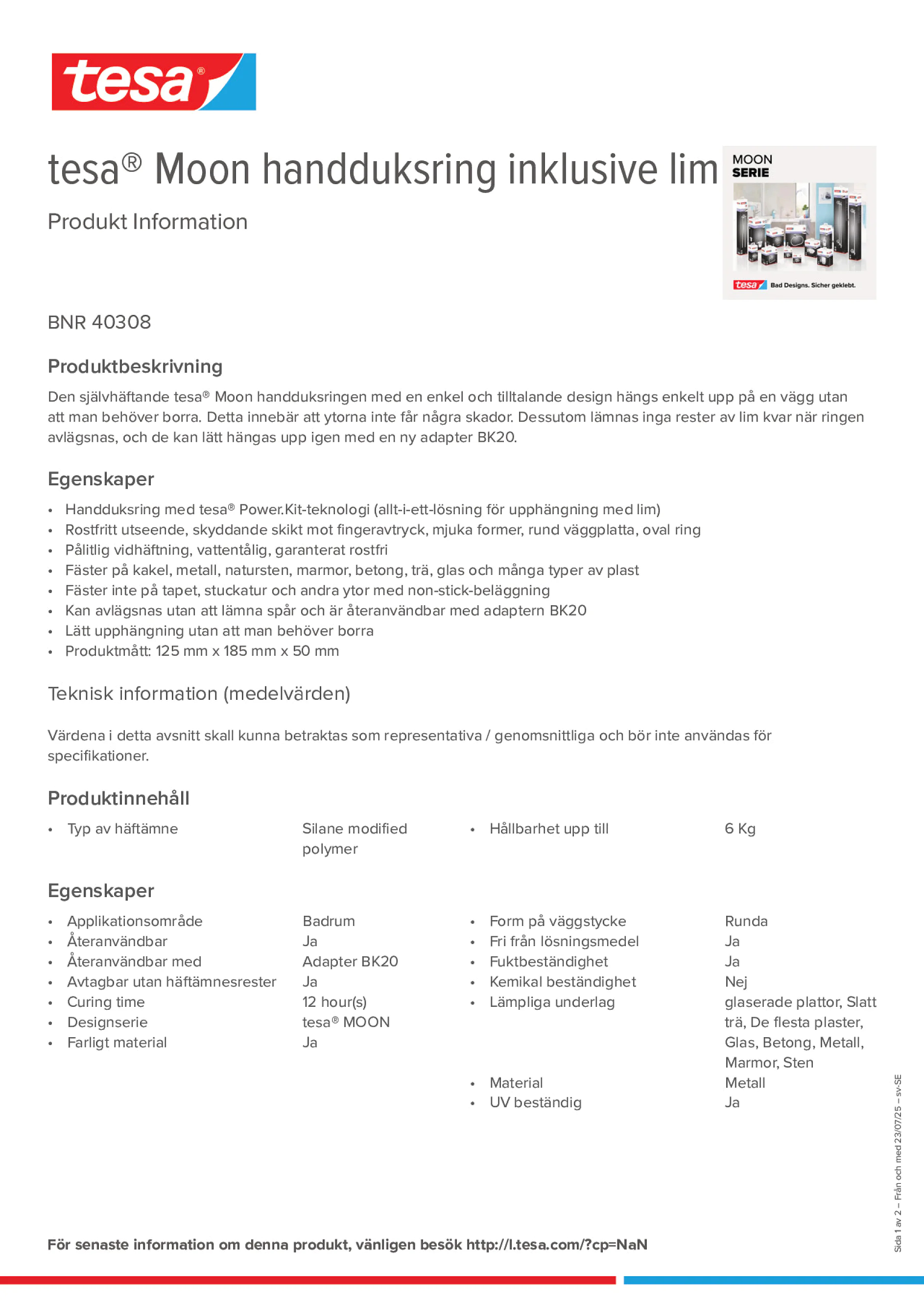 Product information_tesa® 40308_sv-SE