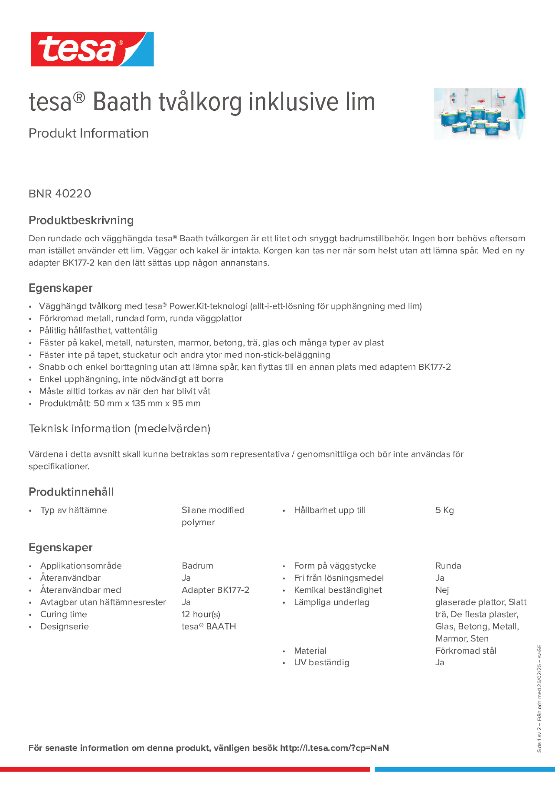 Product information_tesa® 40220_sv-SE