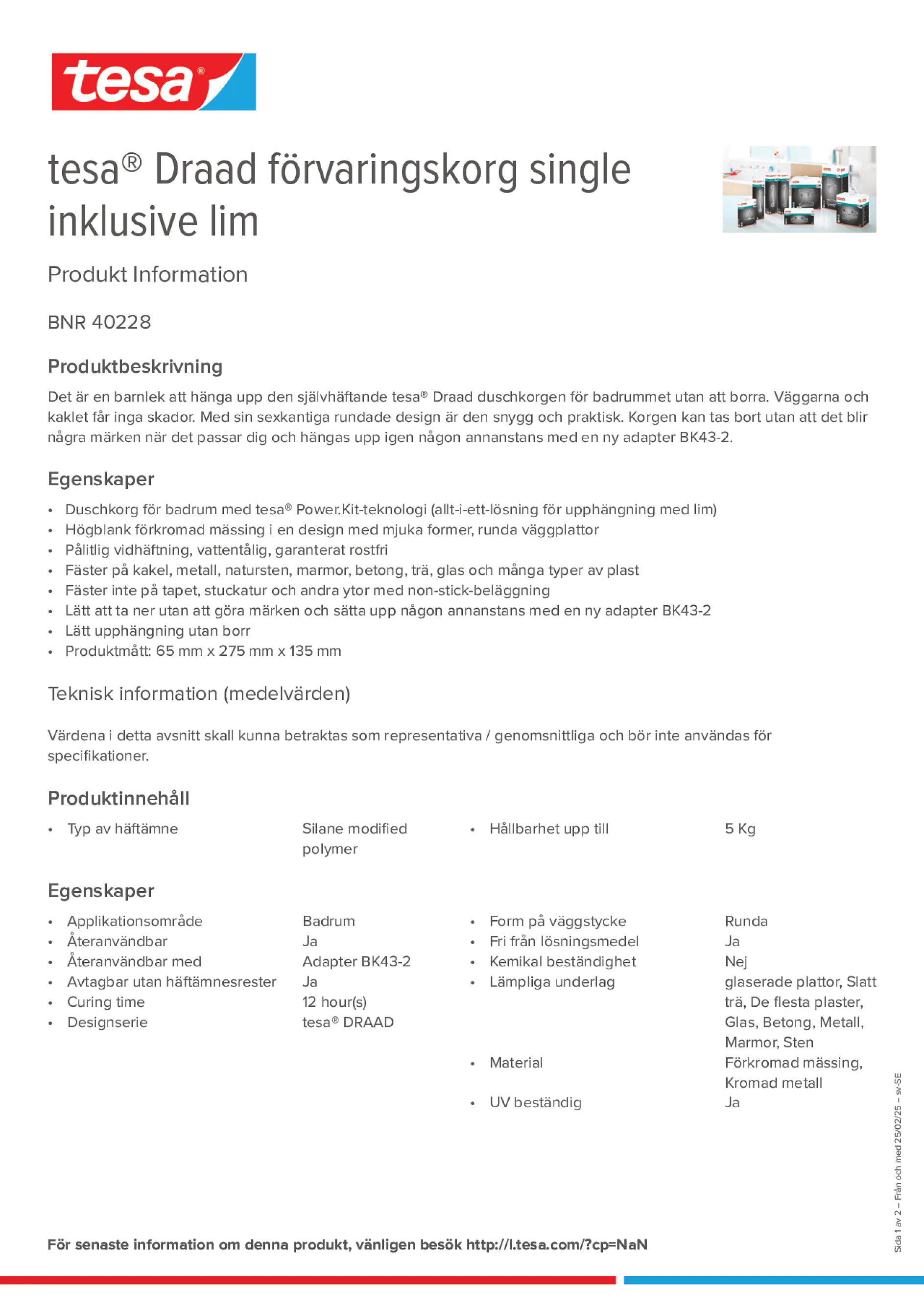 Product information_tesa® 40228_sv-SE