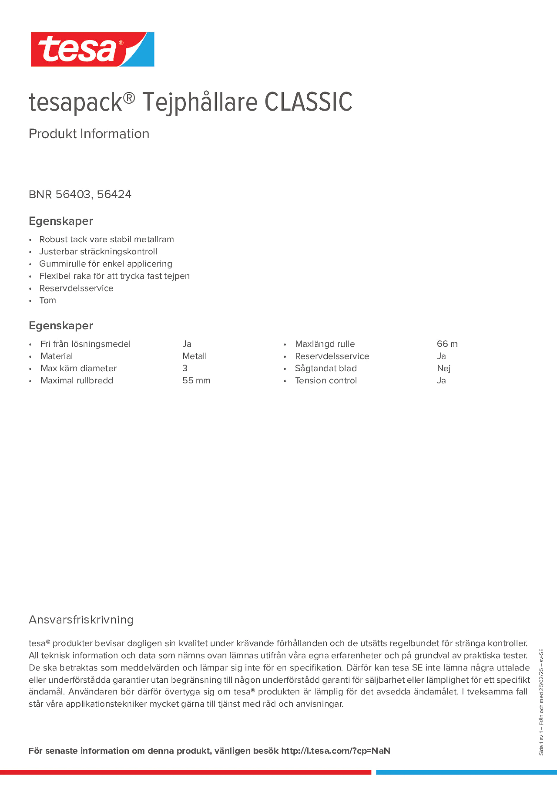 Product information_tesapack® 56403_sv-SE