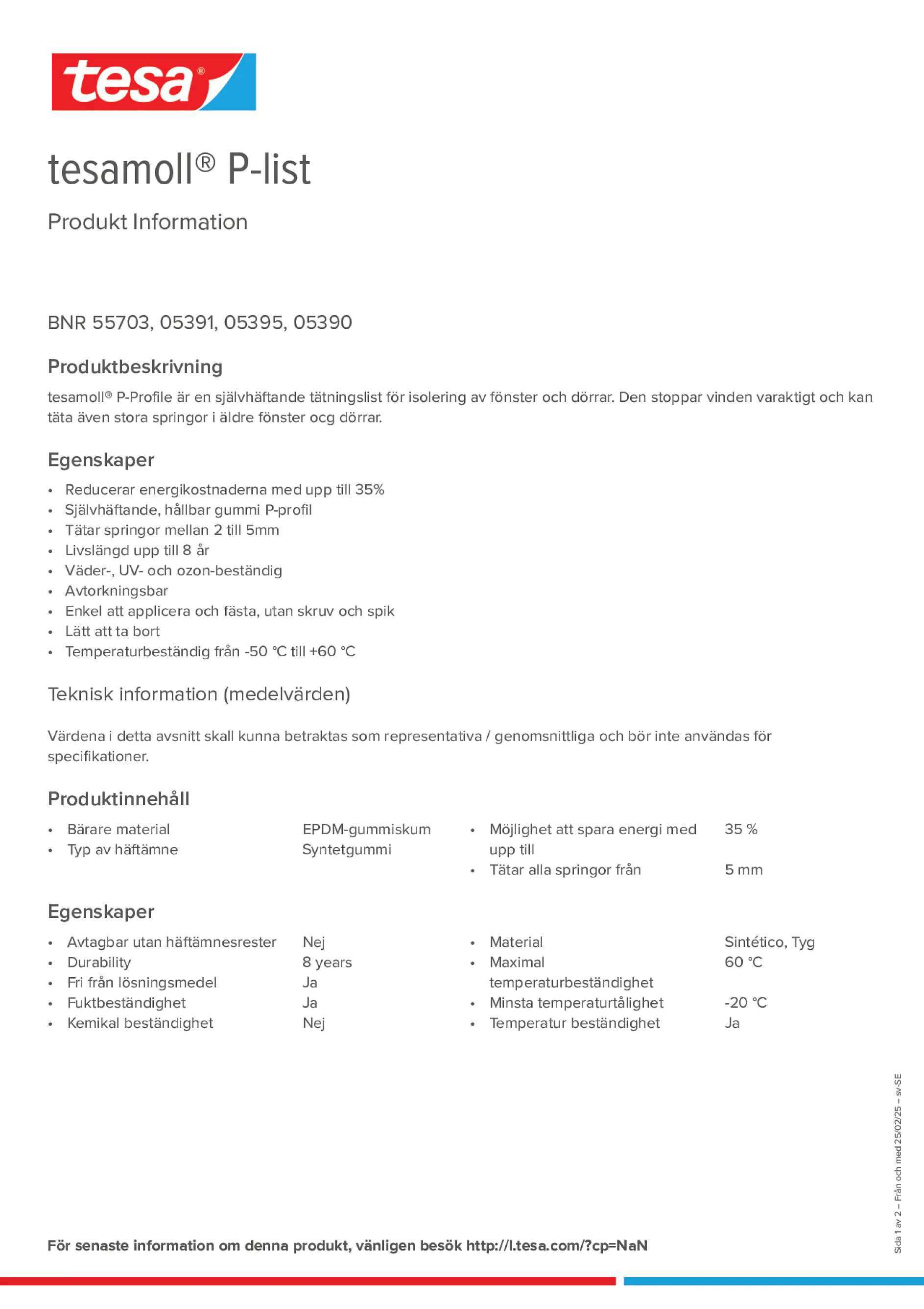 Product information_tesamoll® 5366_sv-SE