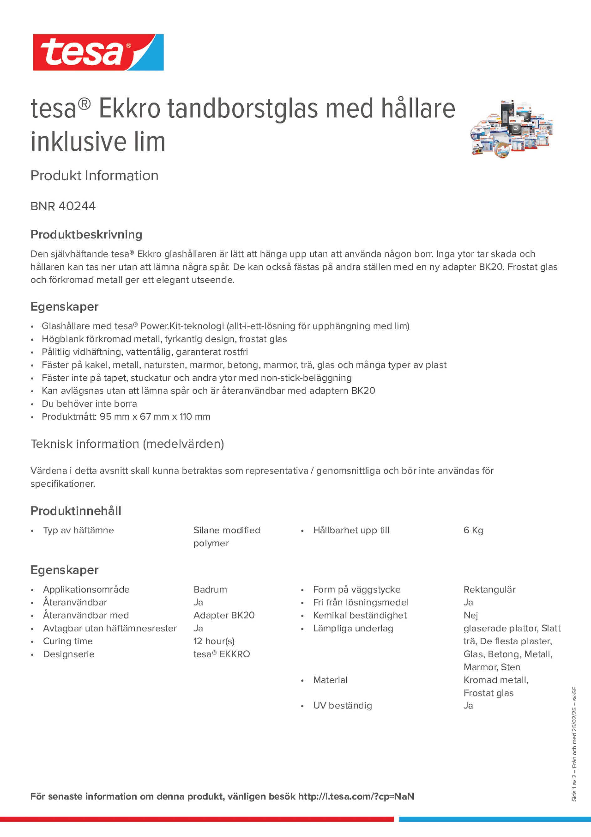 Product information_tesa® 40244_sv-SE