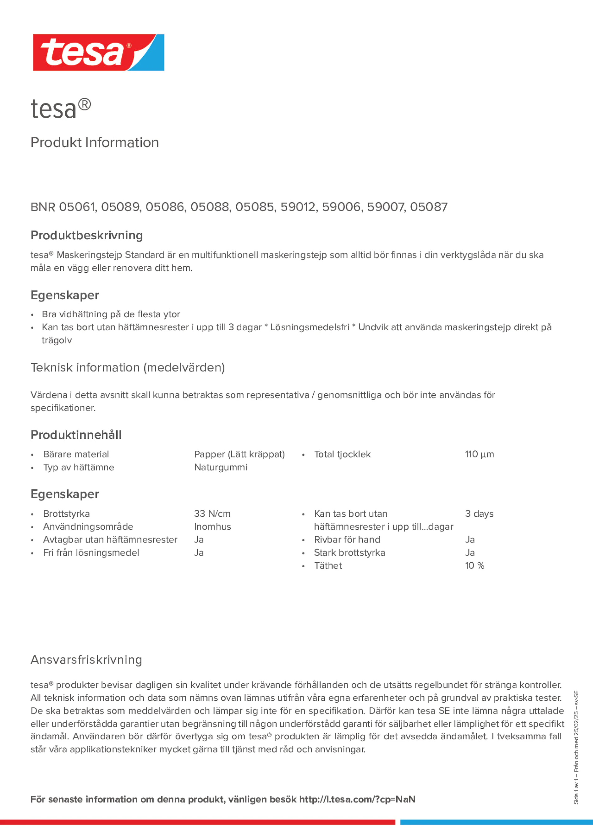Product information_tesa® 59005_sv-SE