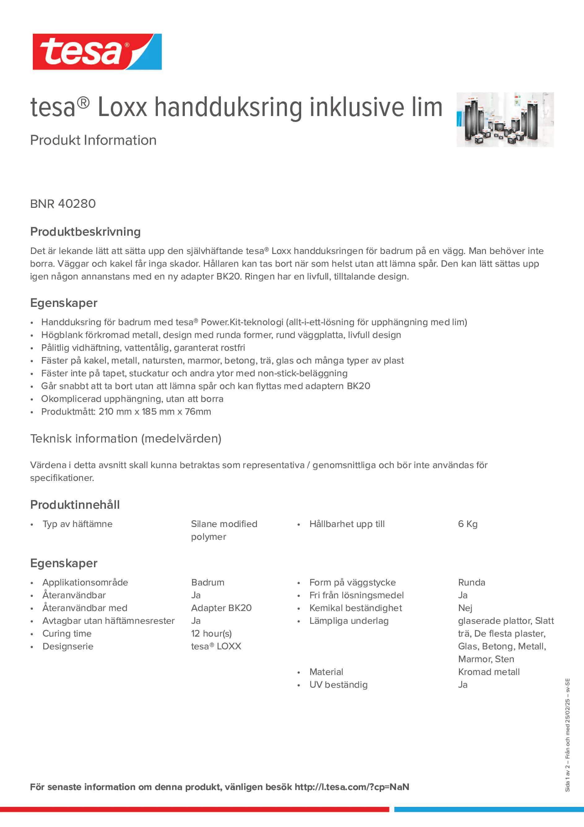 Product information_tesa® 40280_sv-SE