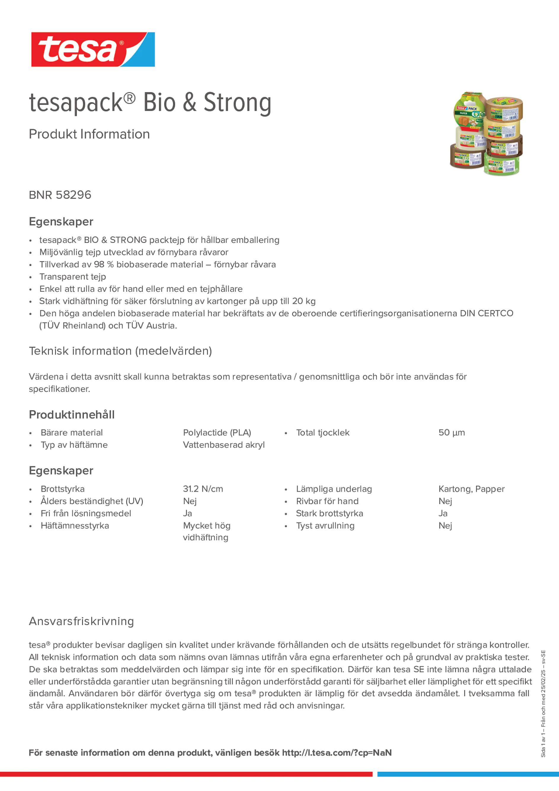 Product information_tesapack® 58296_sv-SE