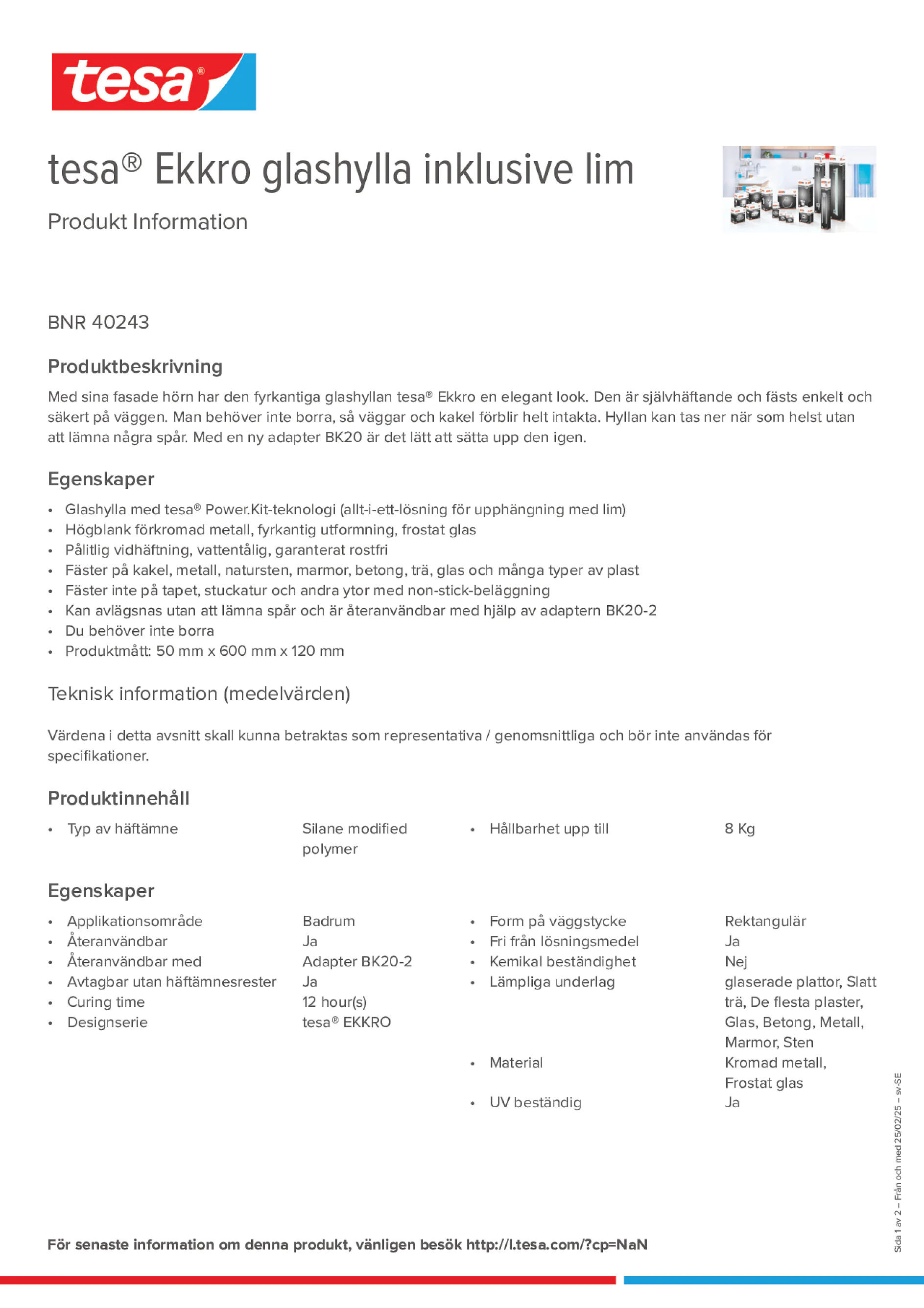 Product information_tesa® 40243_sv-SE
