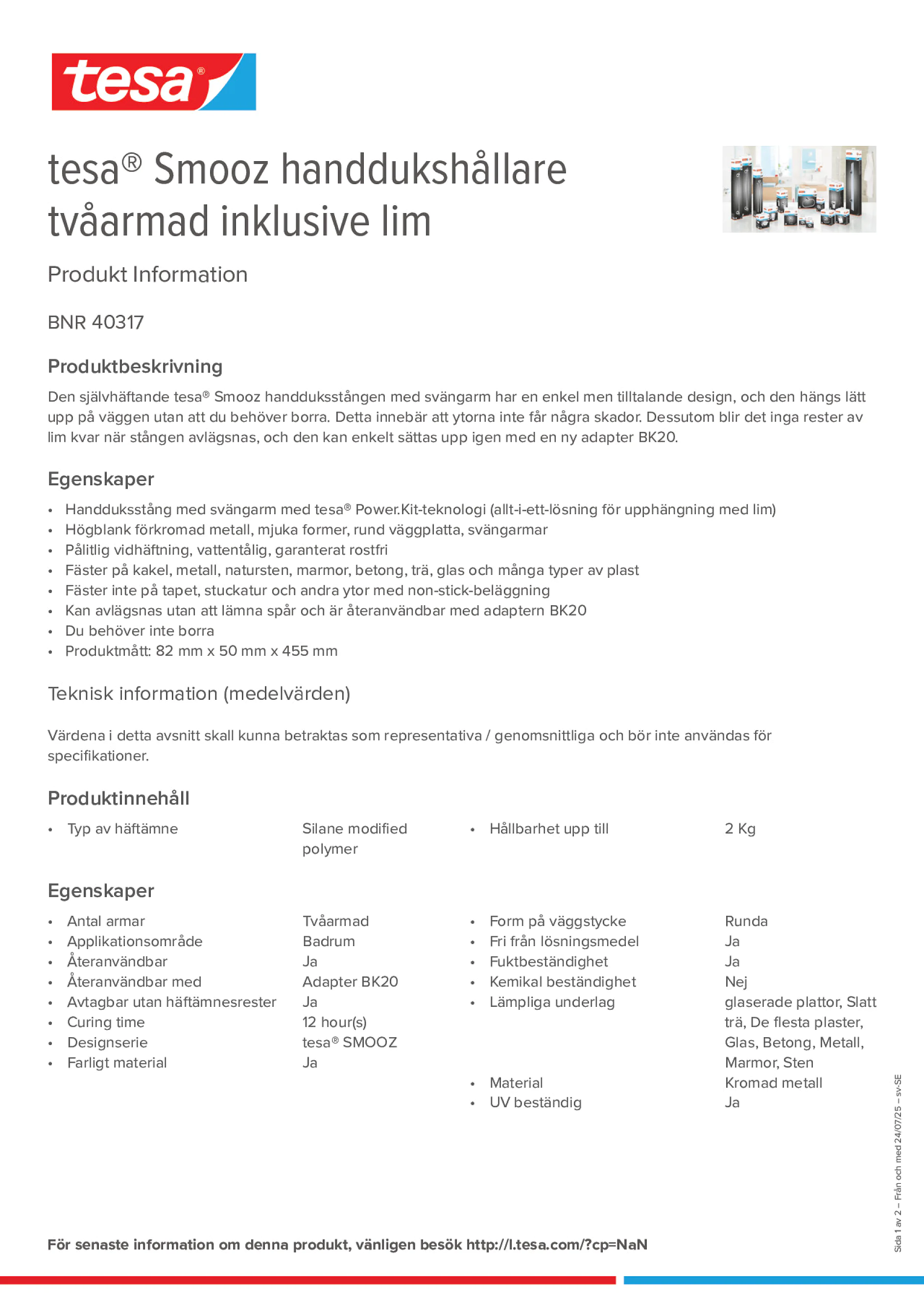 Product information_tesa® 40317_sv-SE