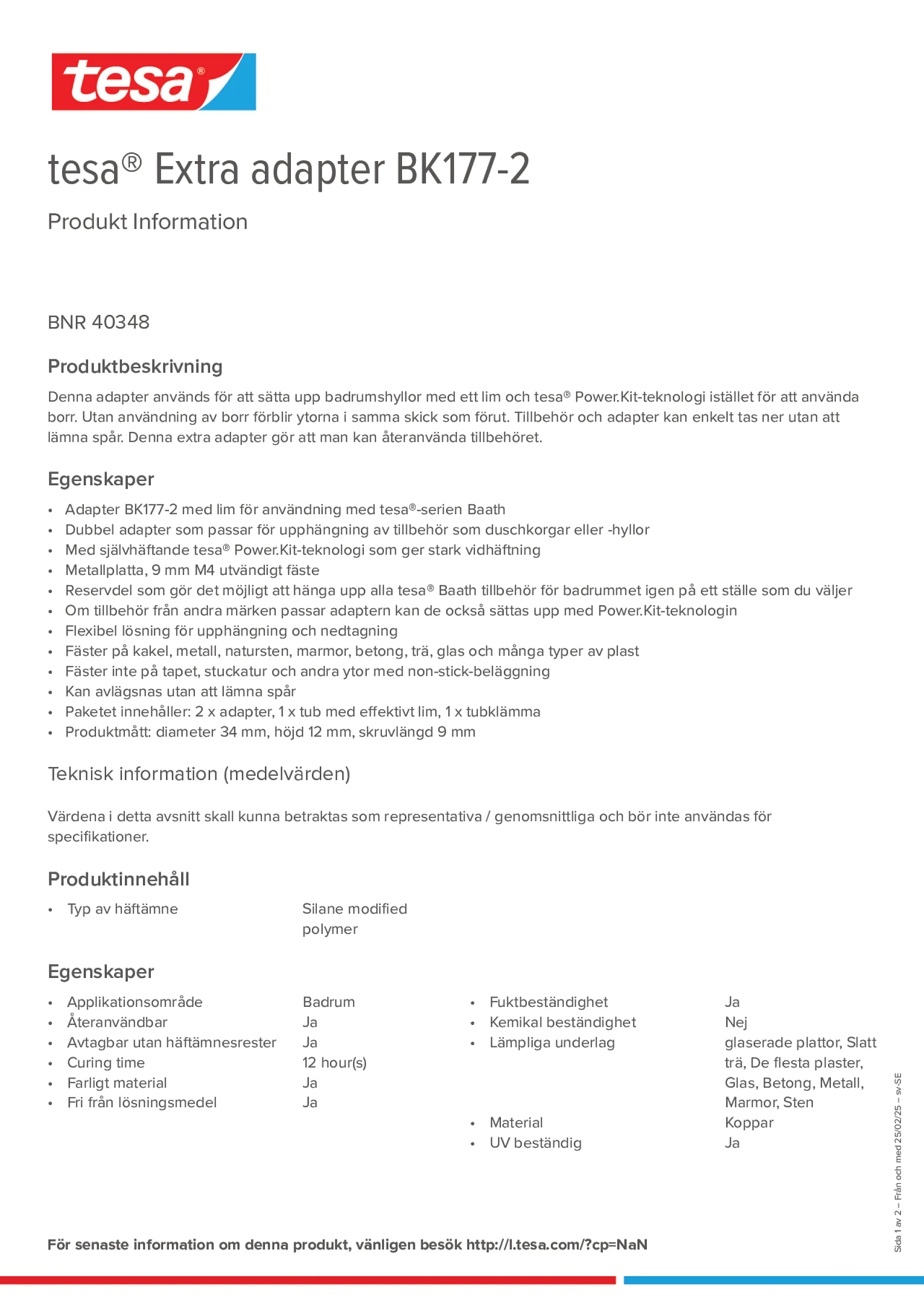 Product information_tesa® 40348_sv-SE