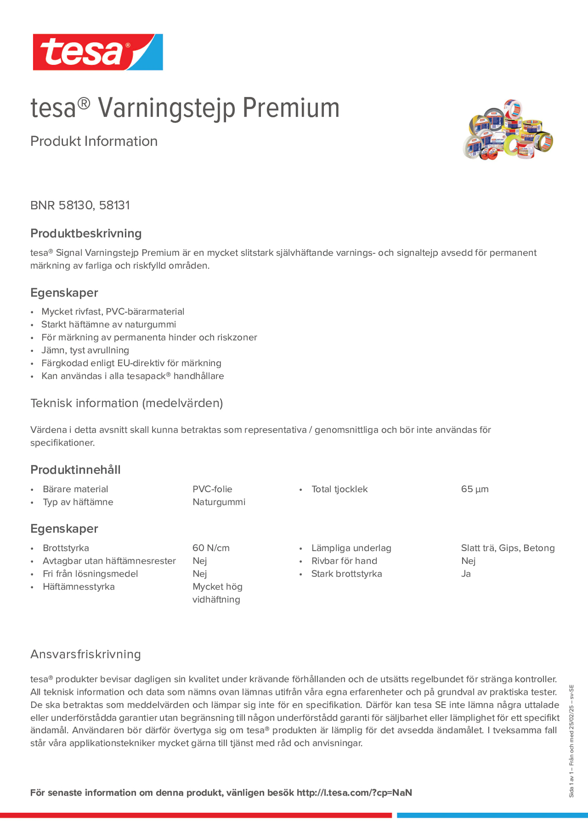 Product information_tesa® 58131_sv-SE