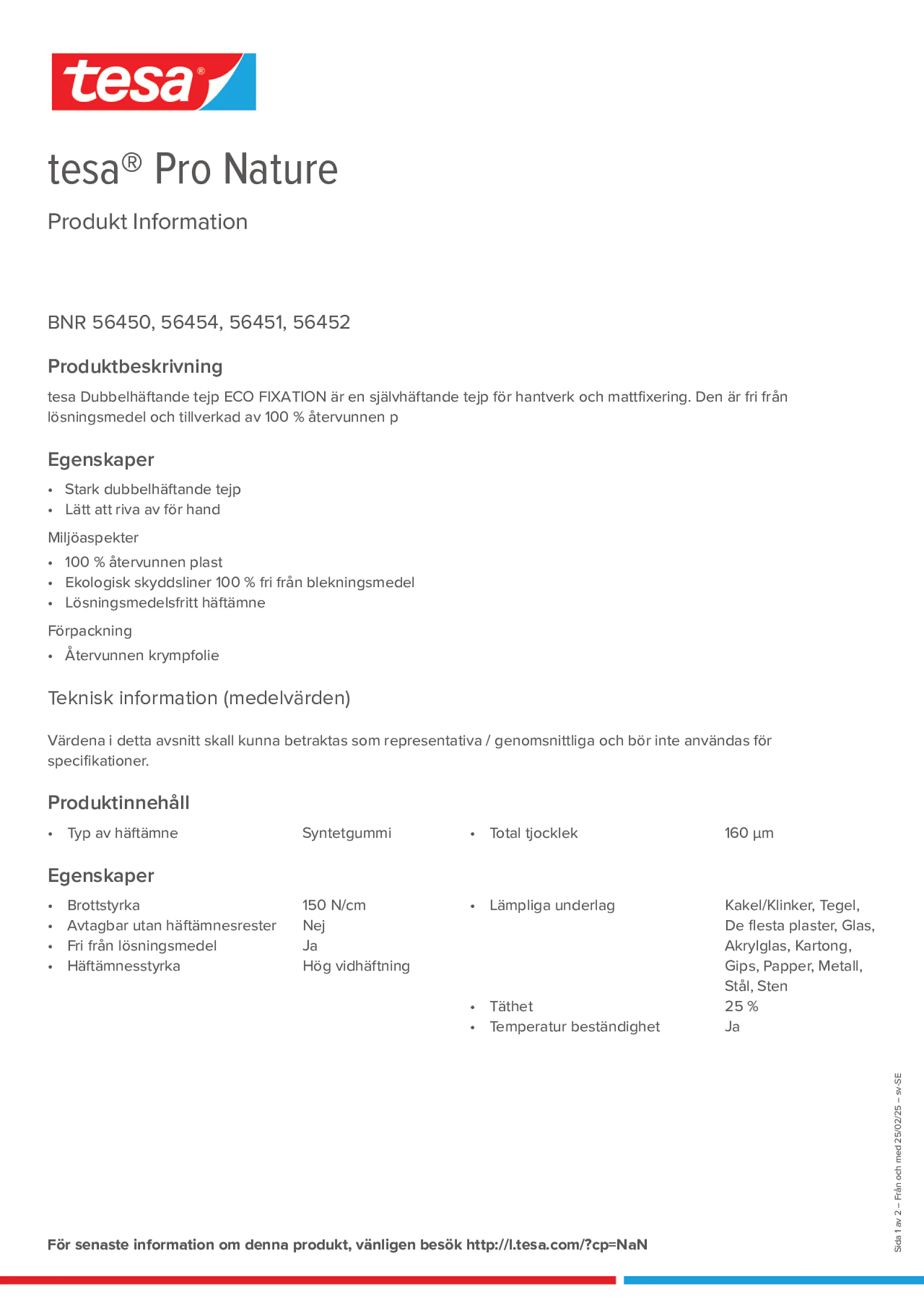 Product information_tesa® 56450_sv-SE