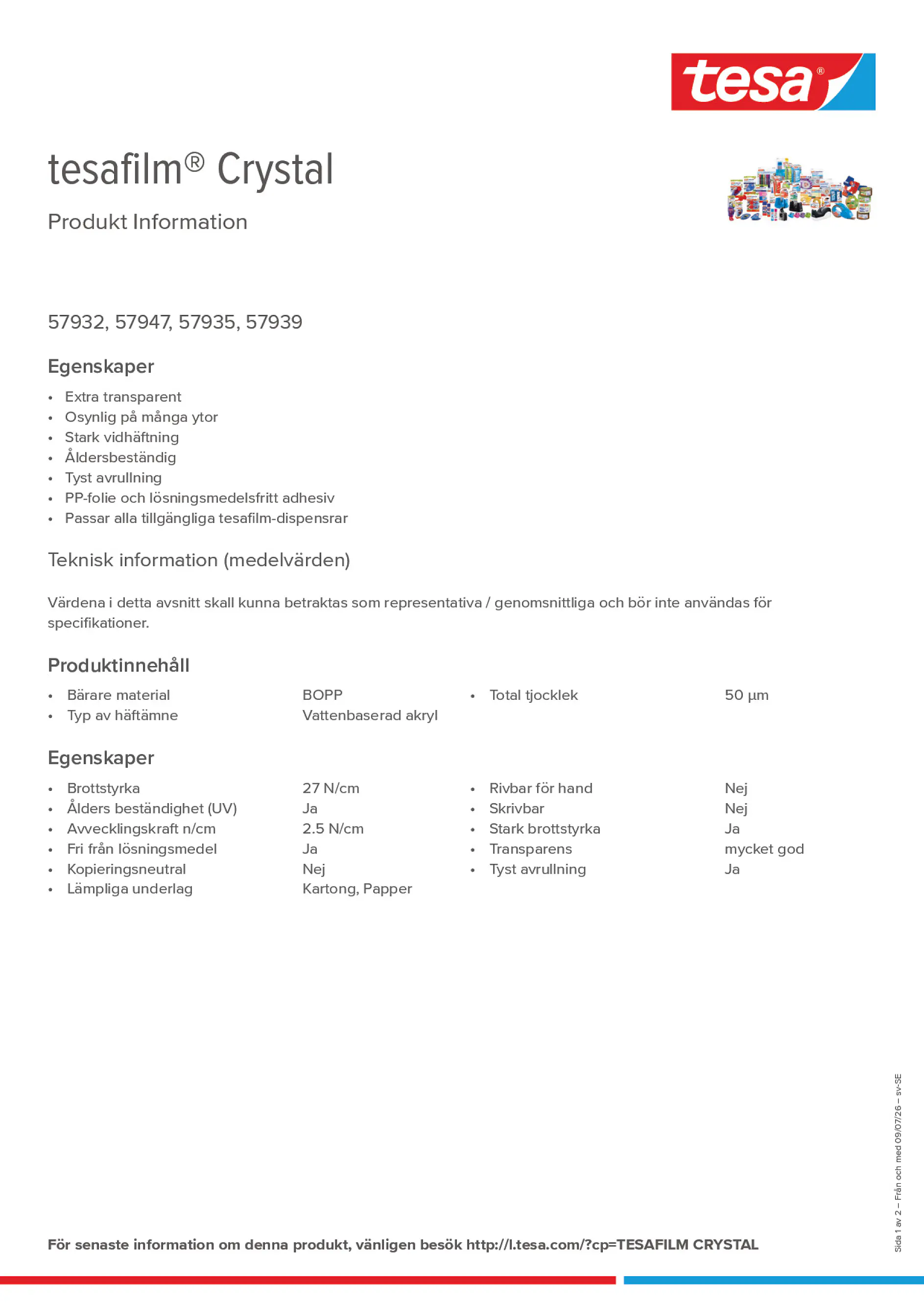 Product information_tesafilm® 4132_sv-SE