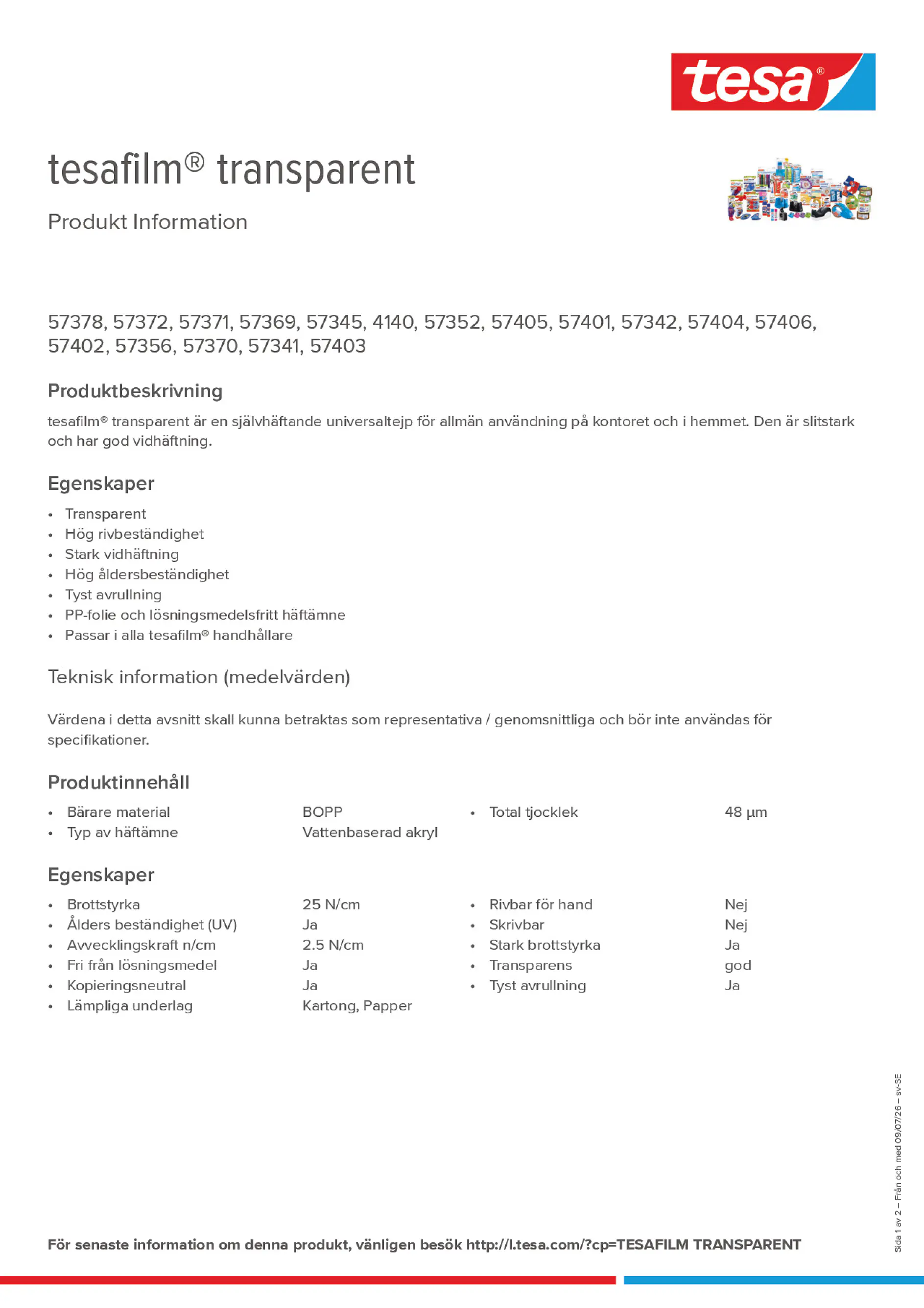 Product information_tesafilm® 4140_sv-SE