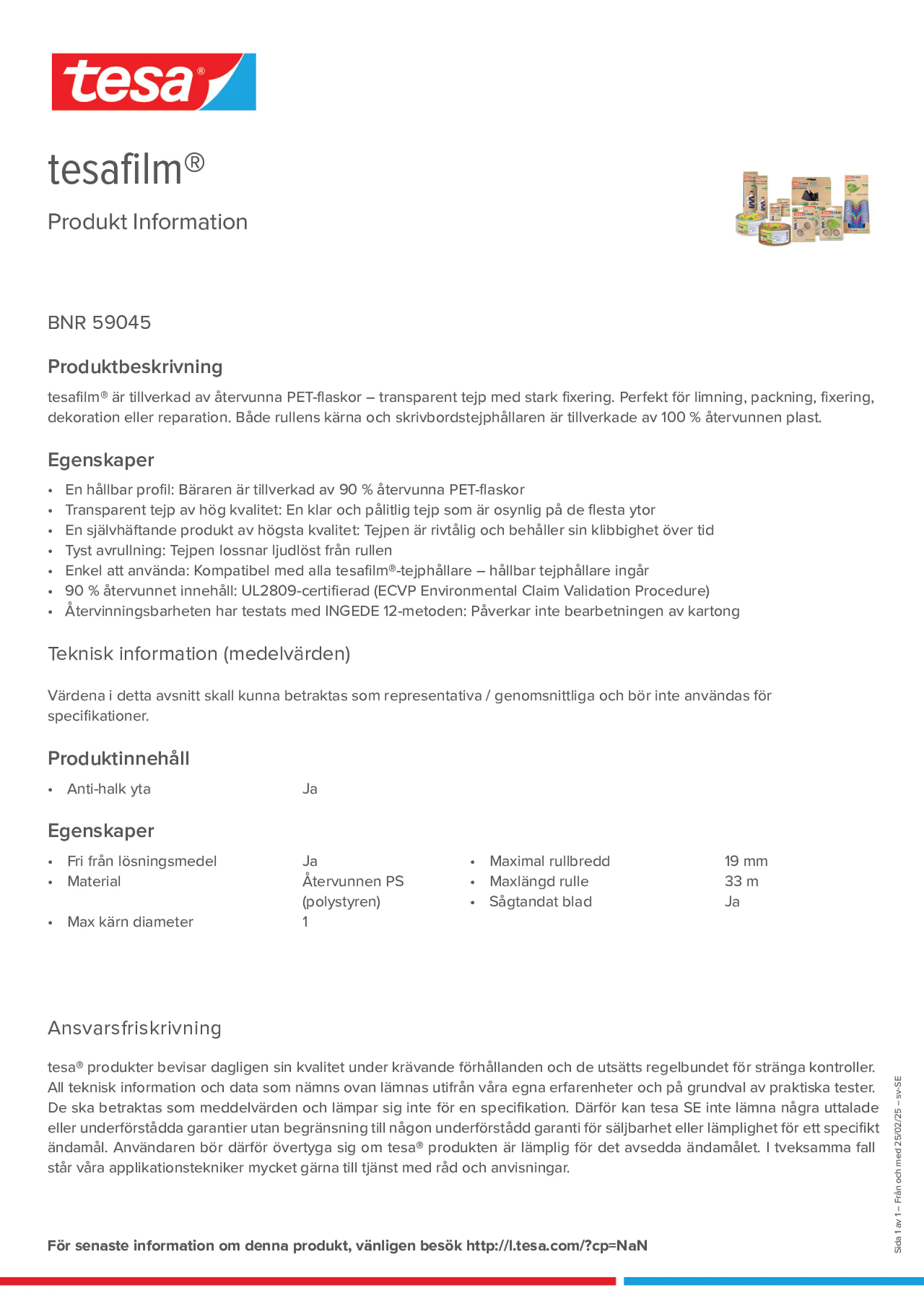 Product information_tesafilm® 59045_sv-SE