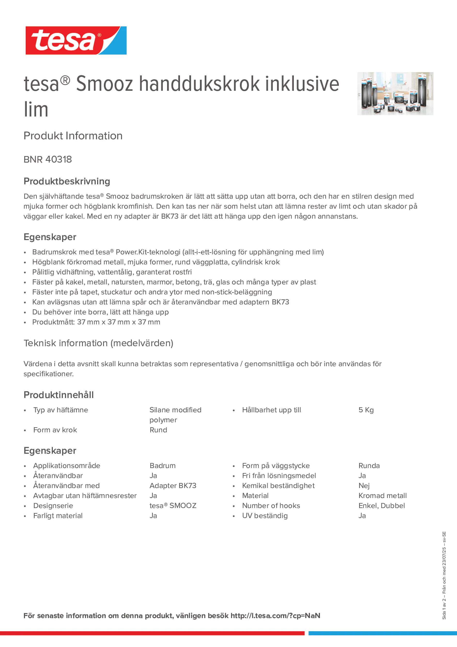 Product information_tesa® 40318_sv-SE