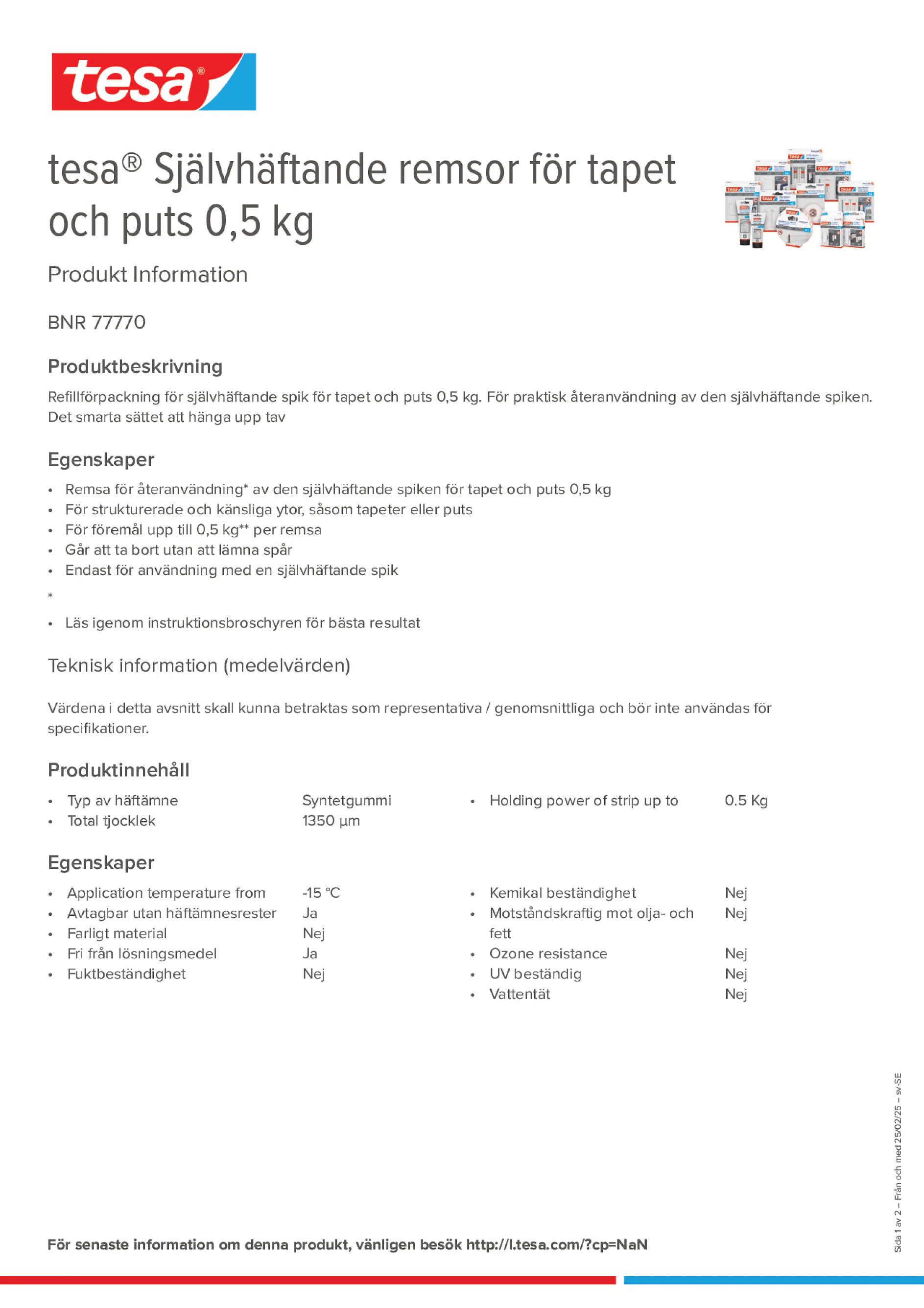 Product information_tesa® 77770_sv-SE