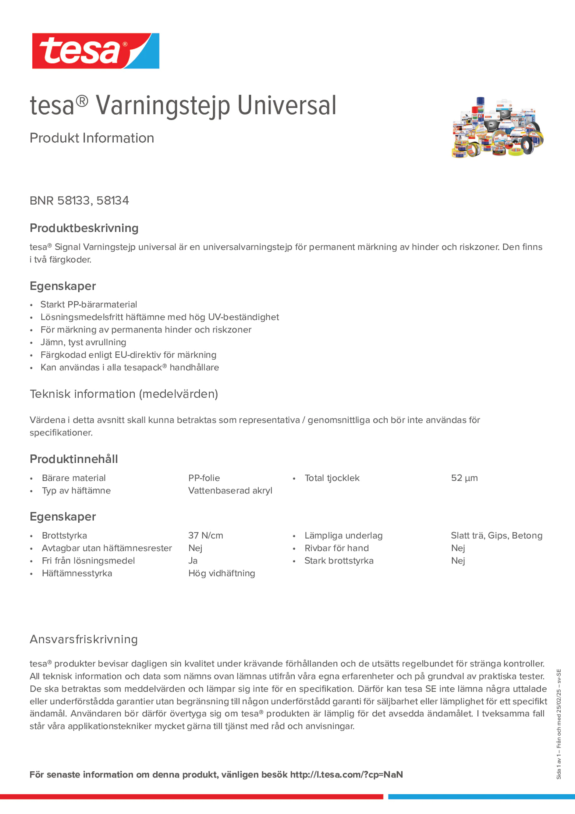 Product information_tesa® 58134YLBK_sv-SE