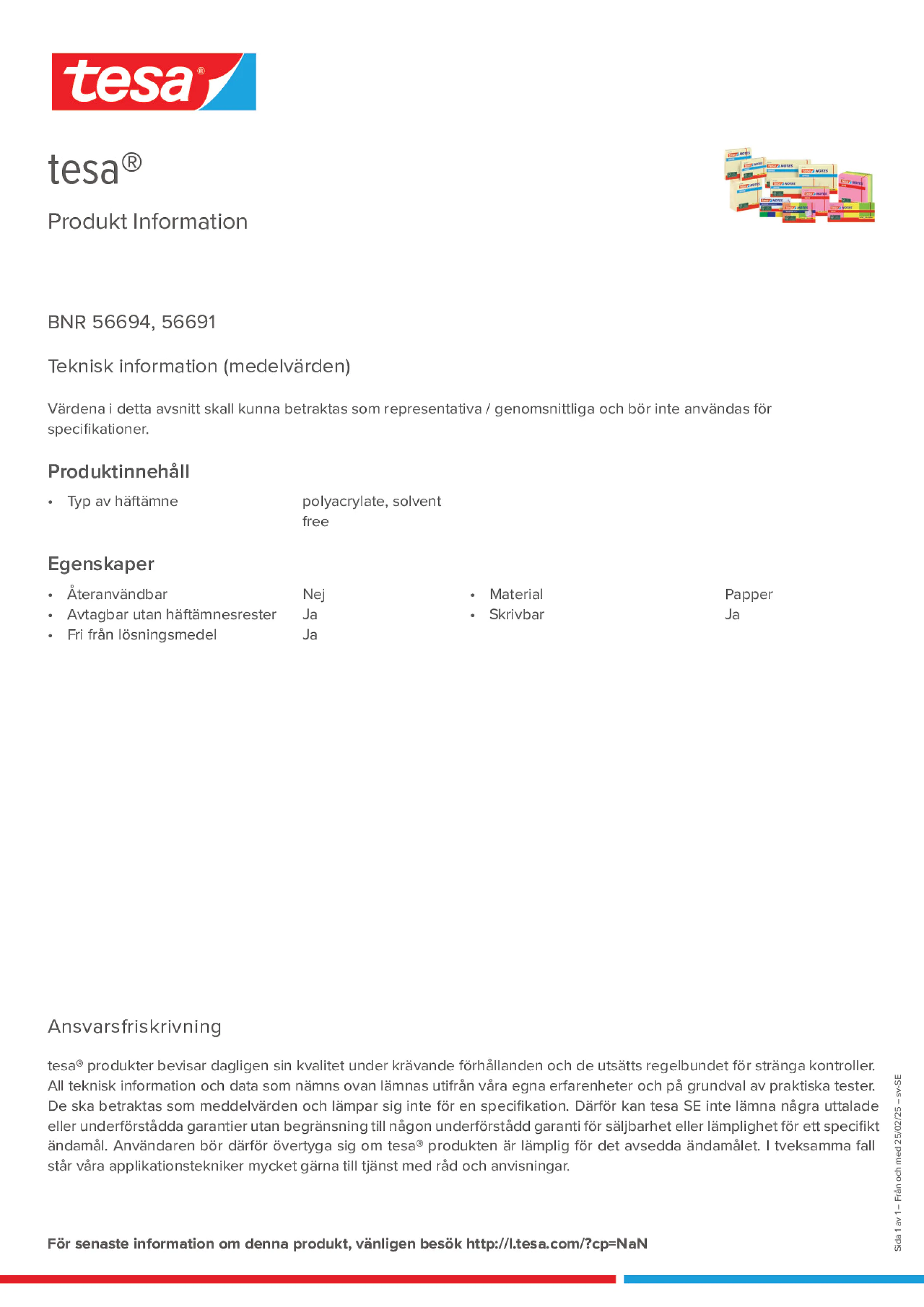 Product information_tesa® 56694_sv-SE