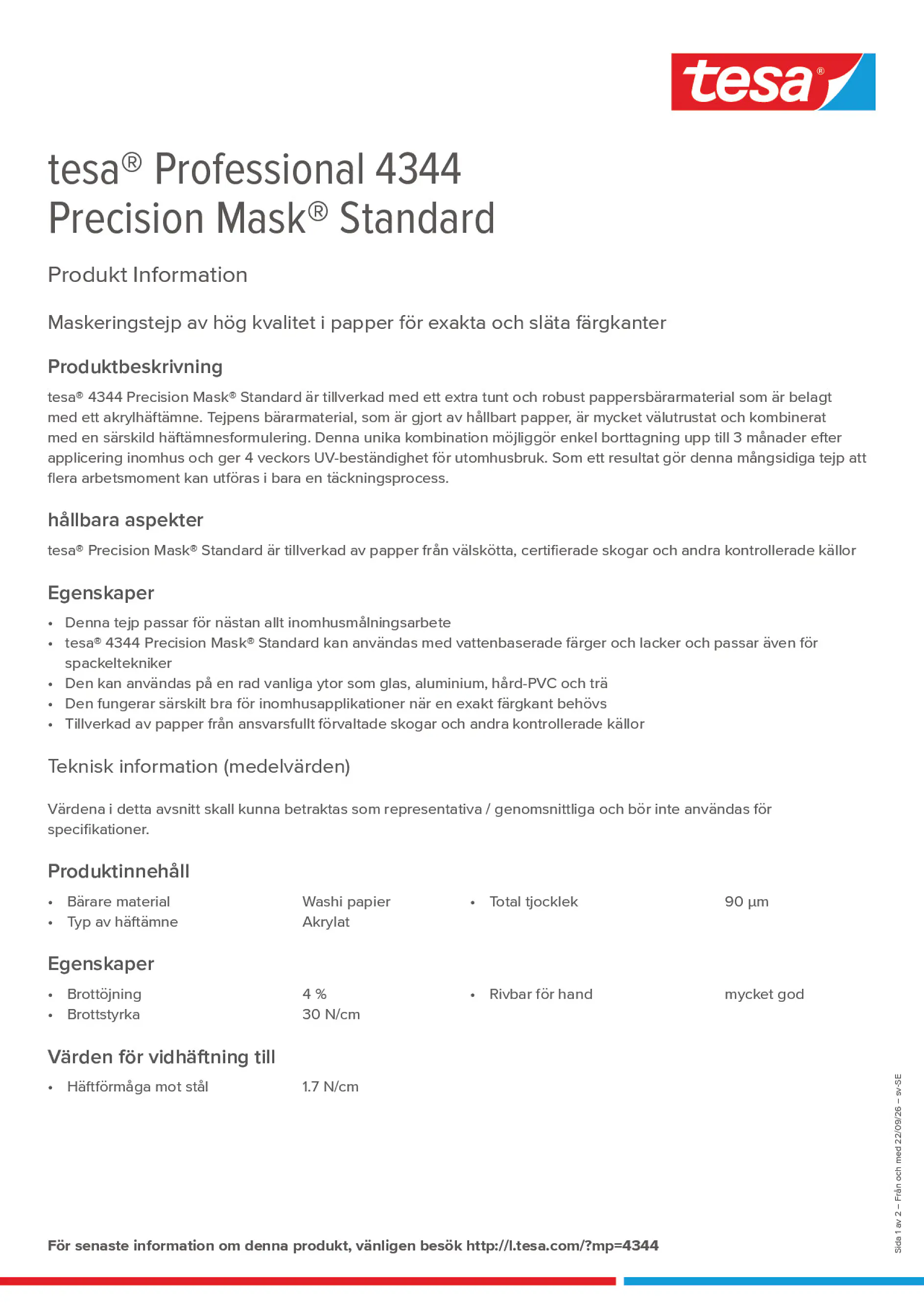 Product information_tesa® Professional 04344_sv-SE