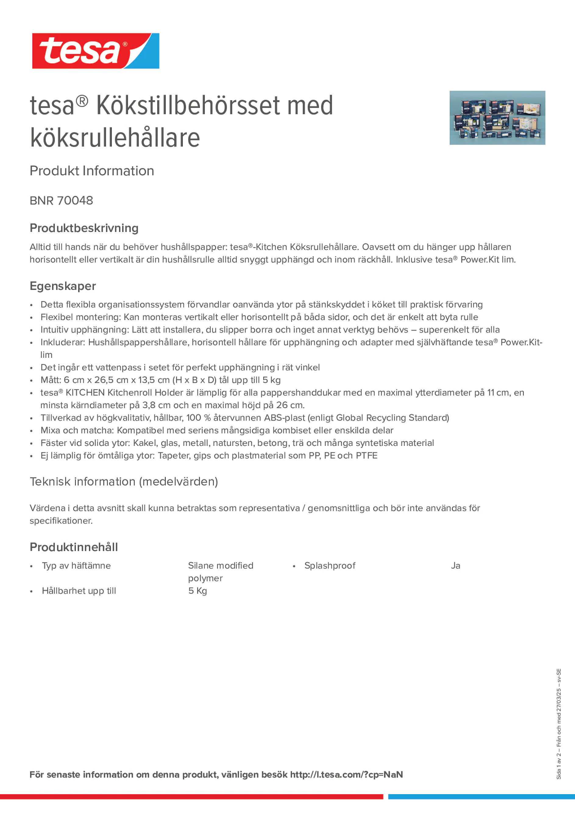 Product information_tesa® 70048_sv-SE