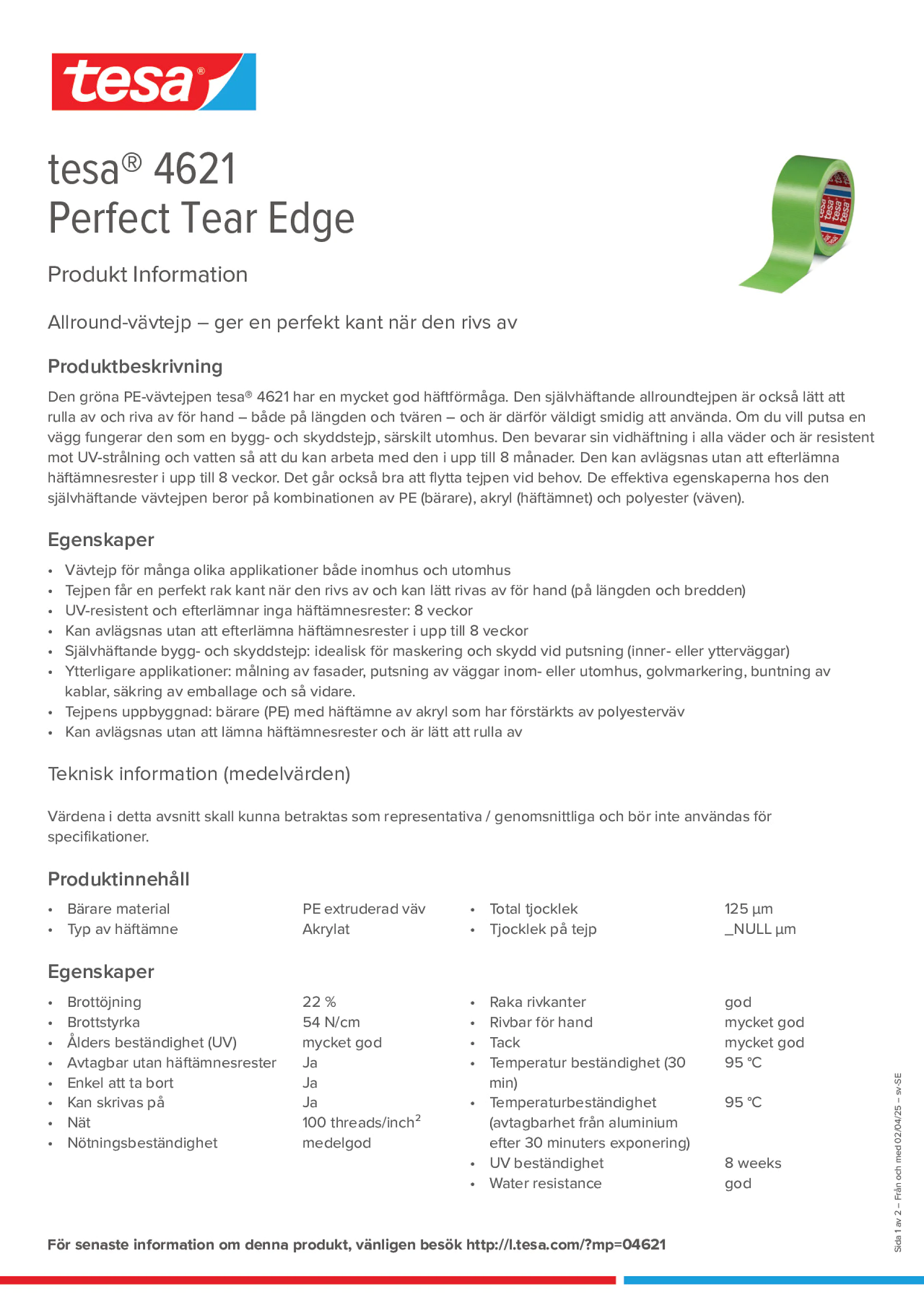 Product information_tesa® 04621_sv-SE