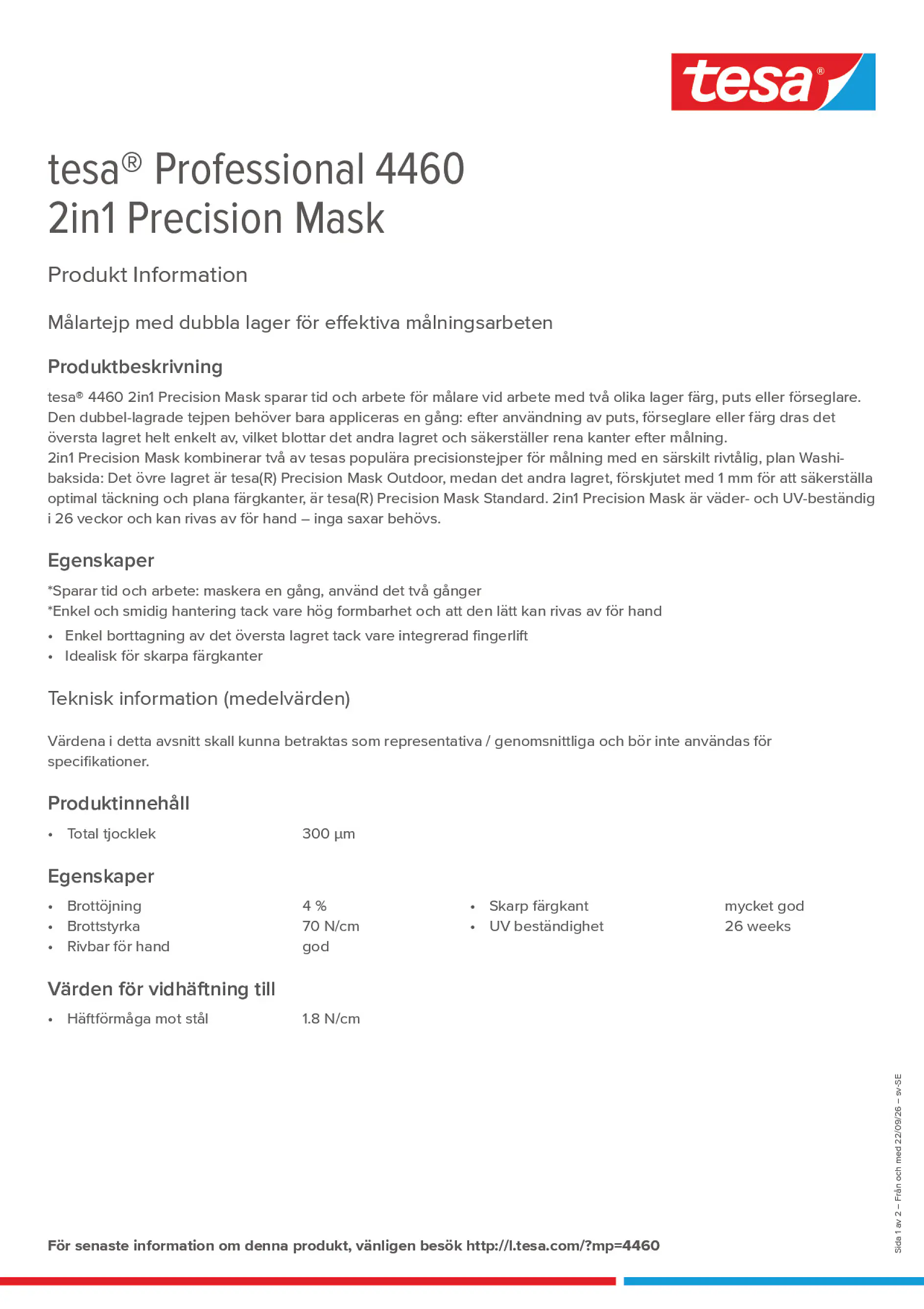 Product information_tesa® Professional 04460_sv-SE