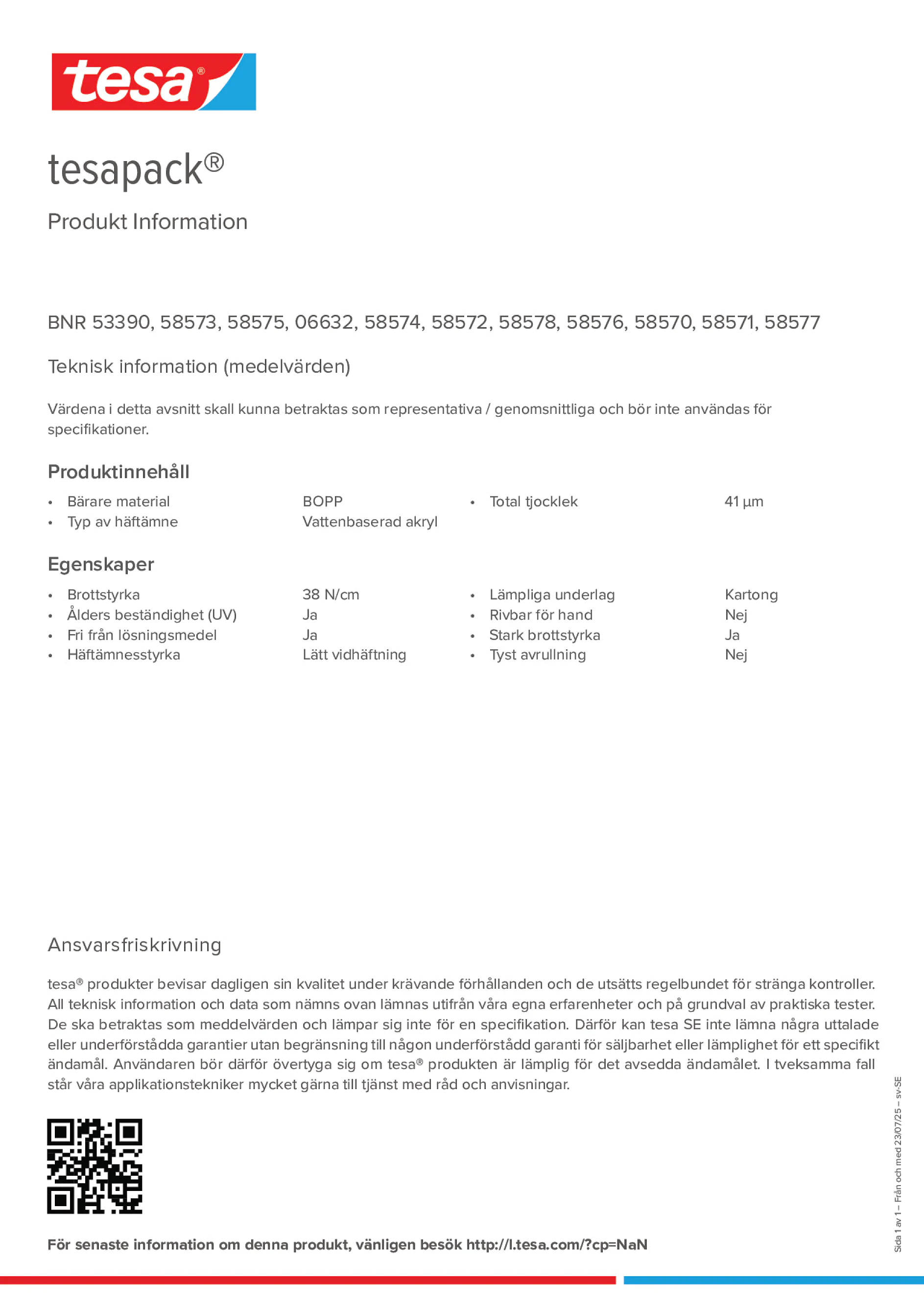 Product information_tesapack® 58572_sv-SE