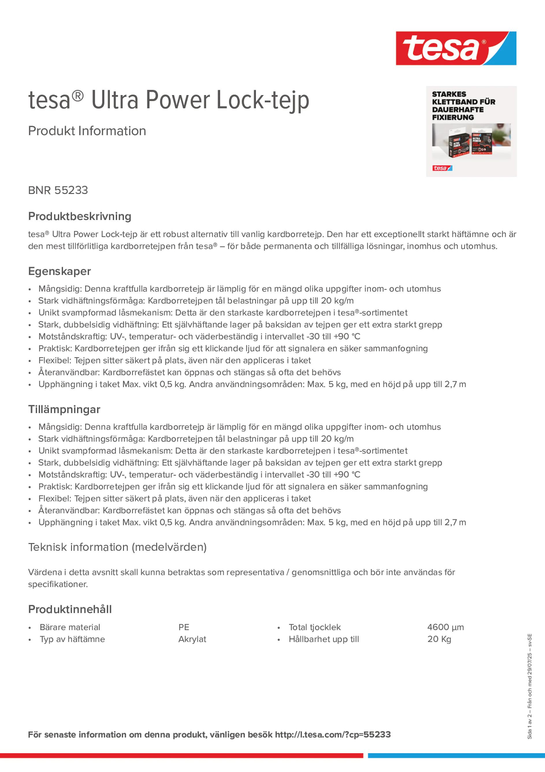 Product information_tesa® 55233_sv-SE