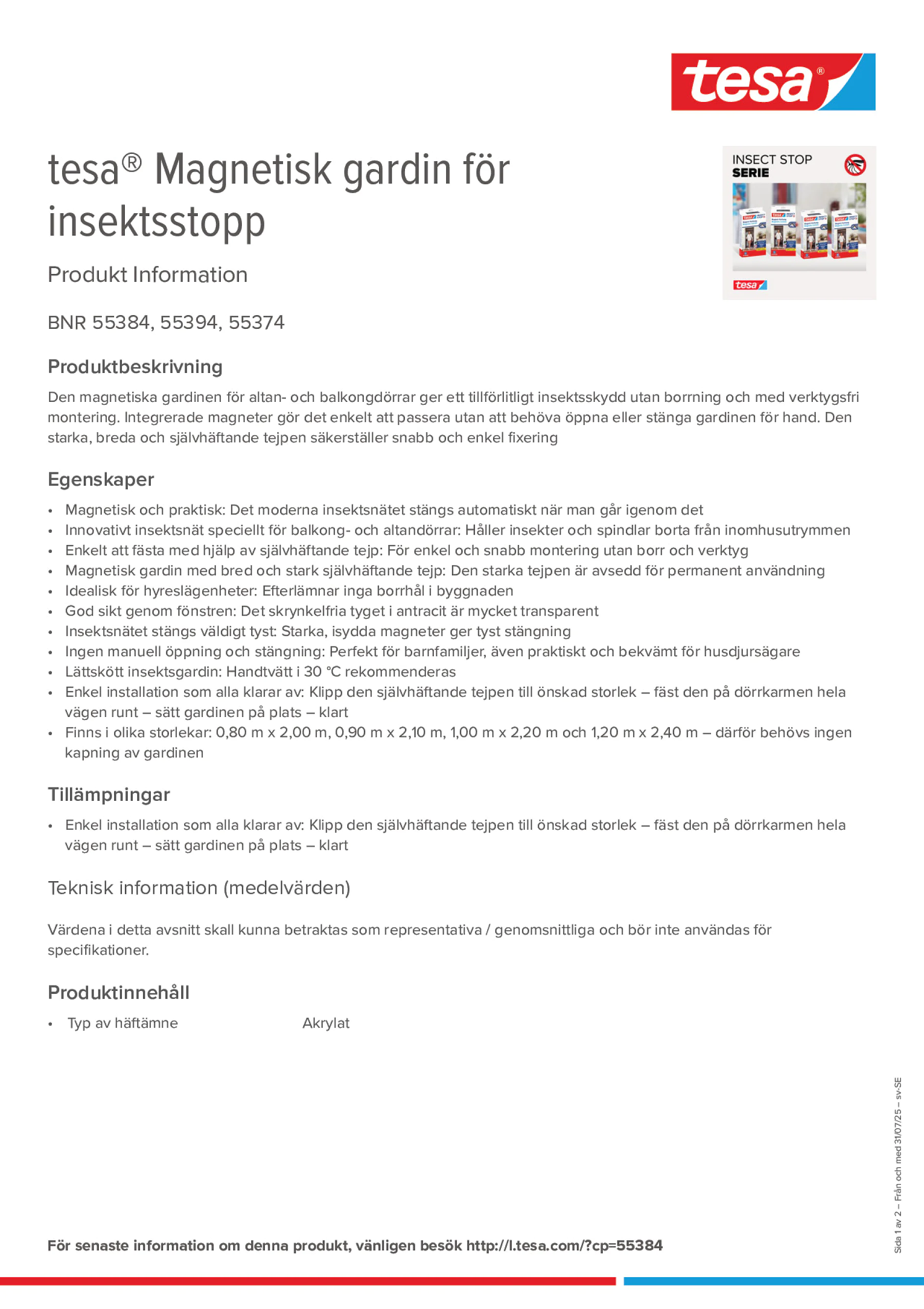 Product information_tesa® 55384_sv-SE