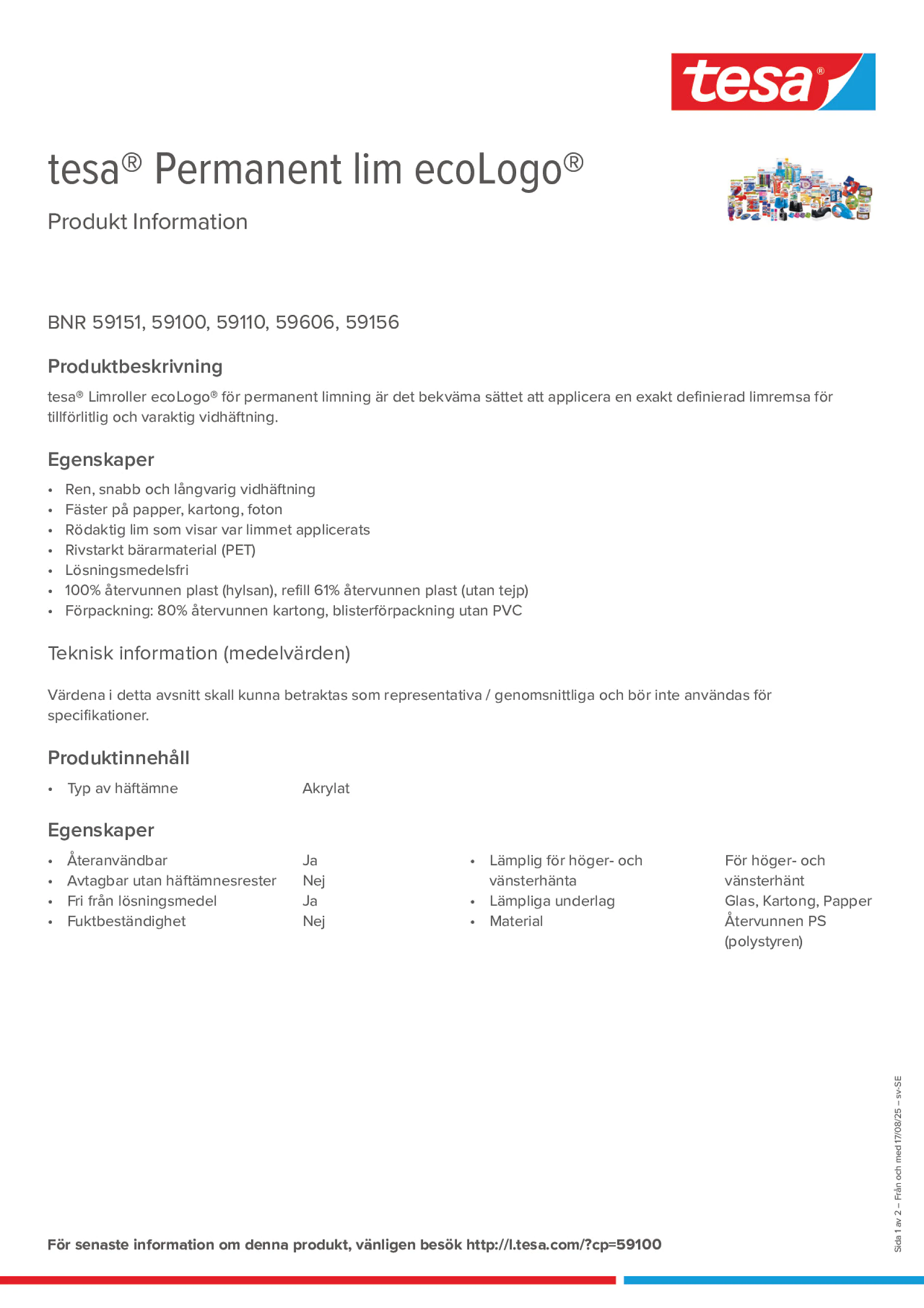 Product information_tesa® 59156_sv-SE