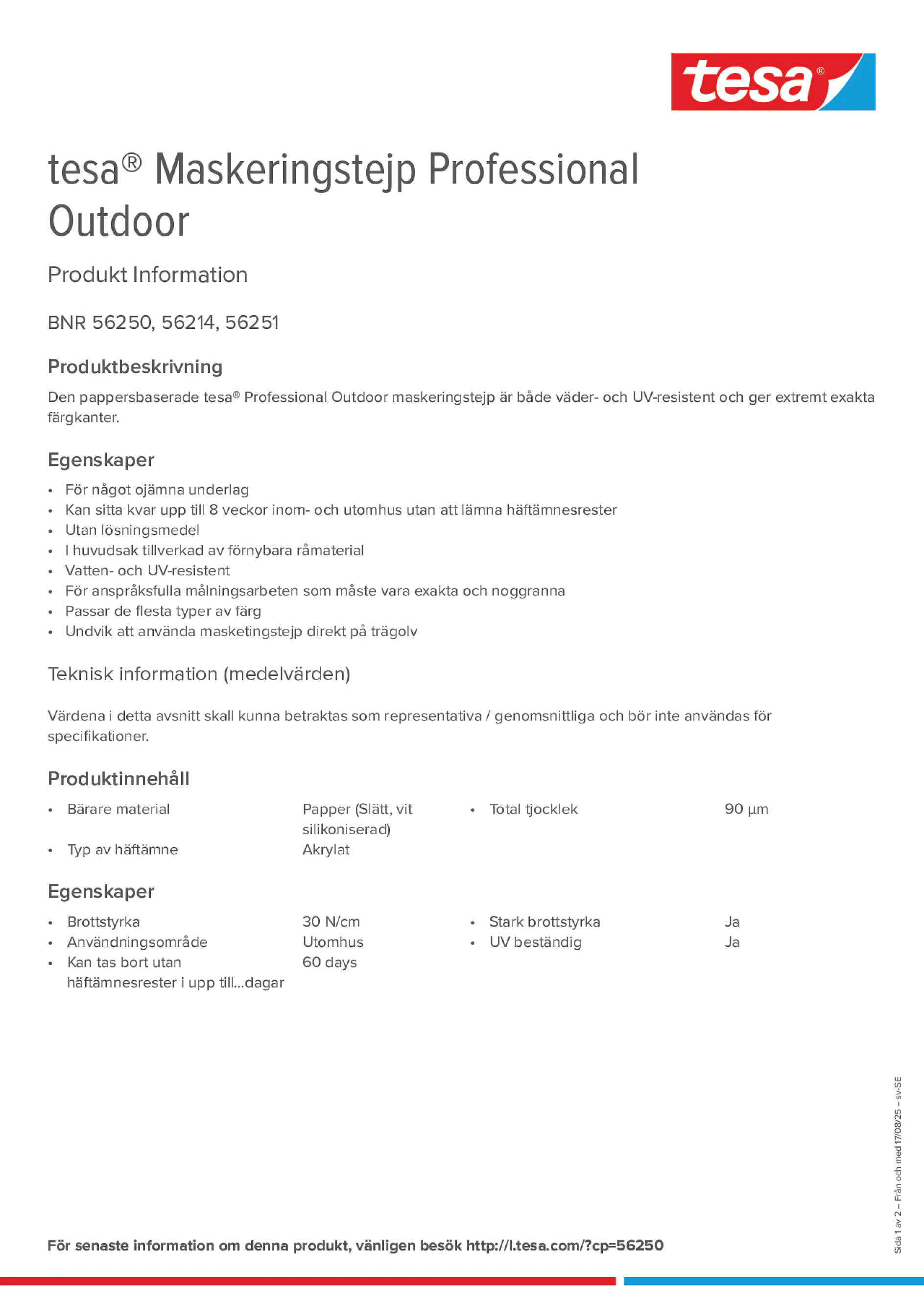 Product information_tesa® 56214_sv-SE