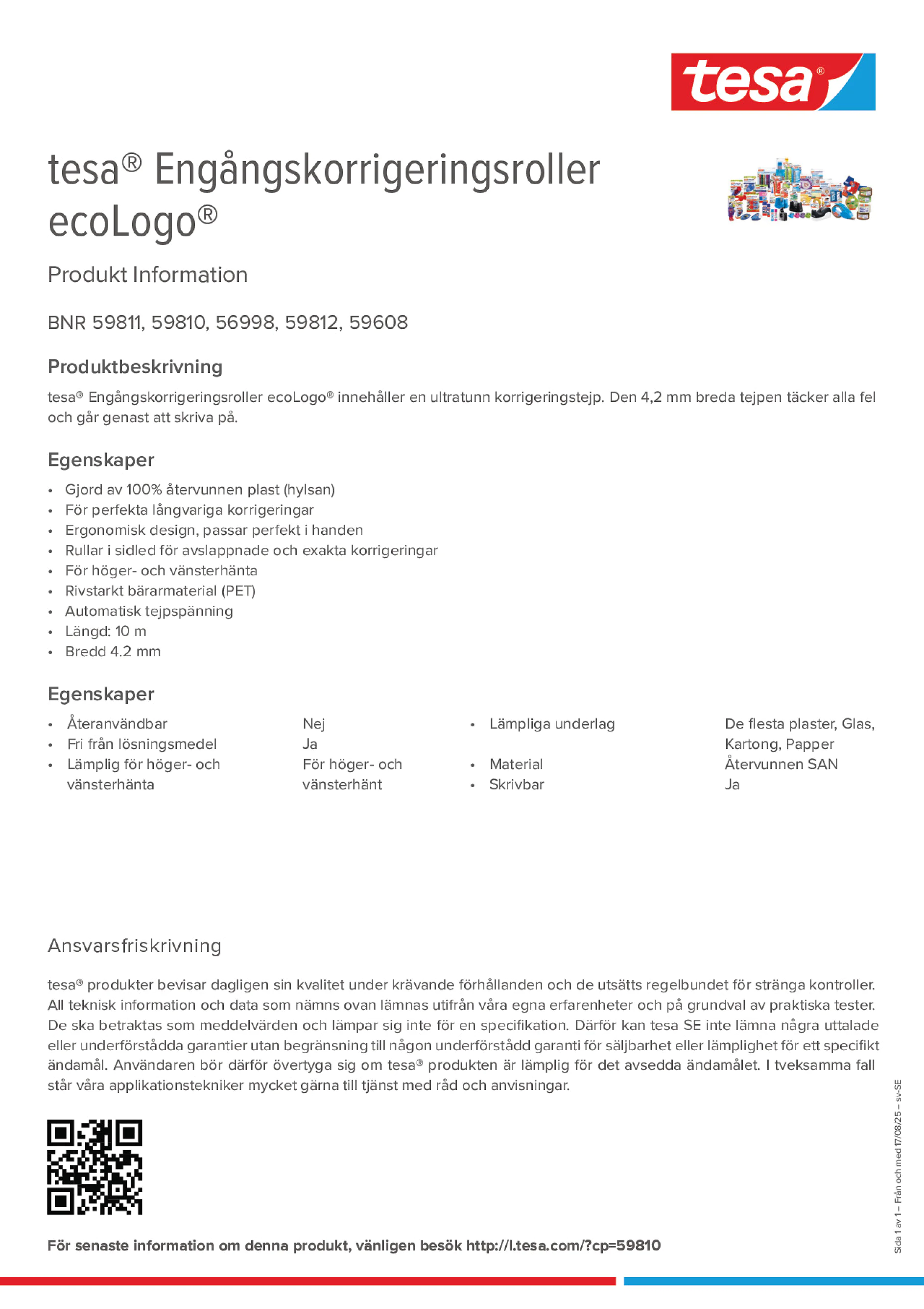 Product information_tesa® 56998_sv-SE