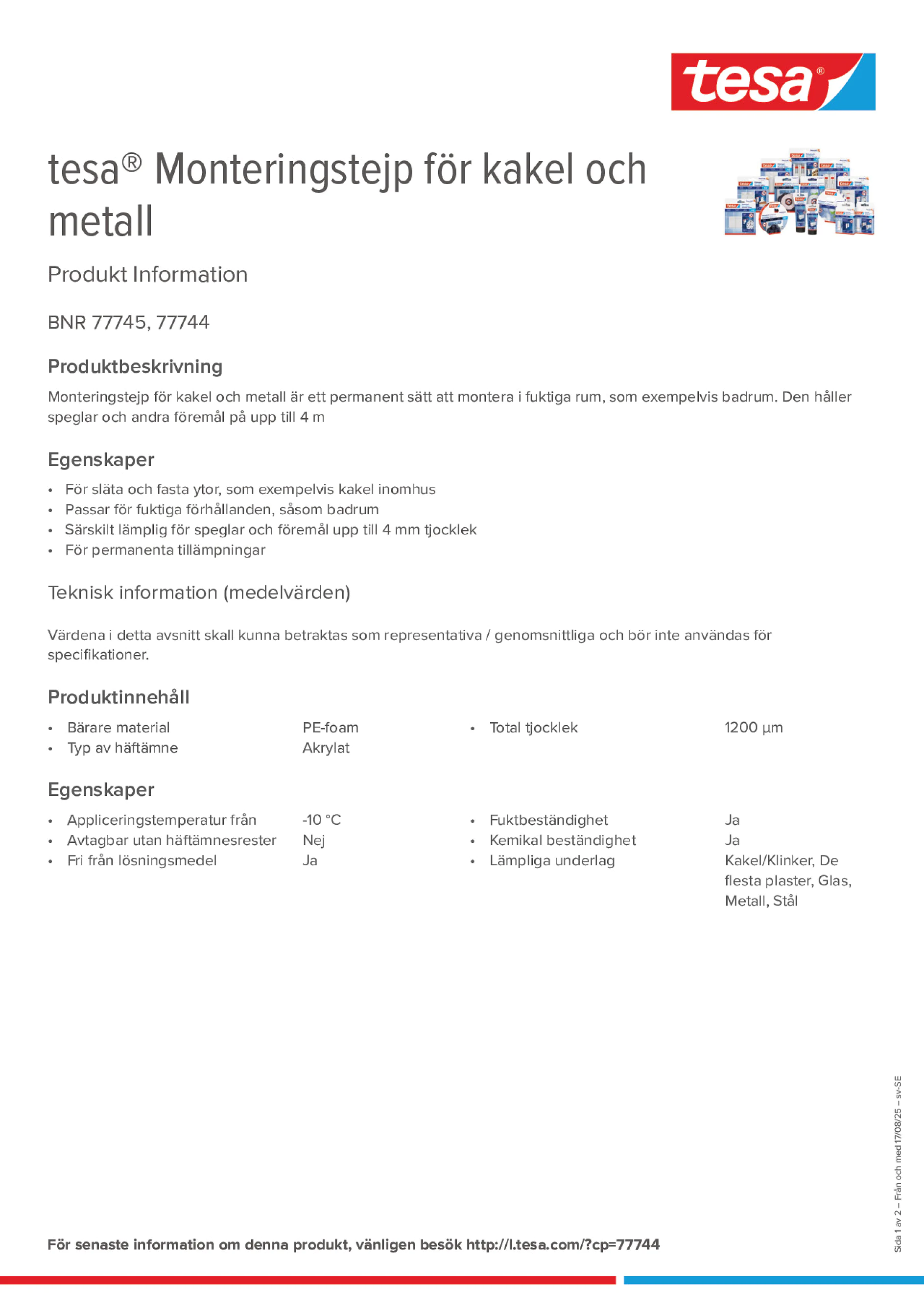 Product information_tesa® 77744_sv-SE