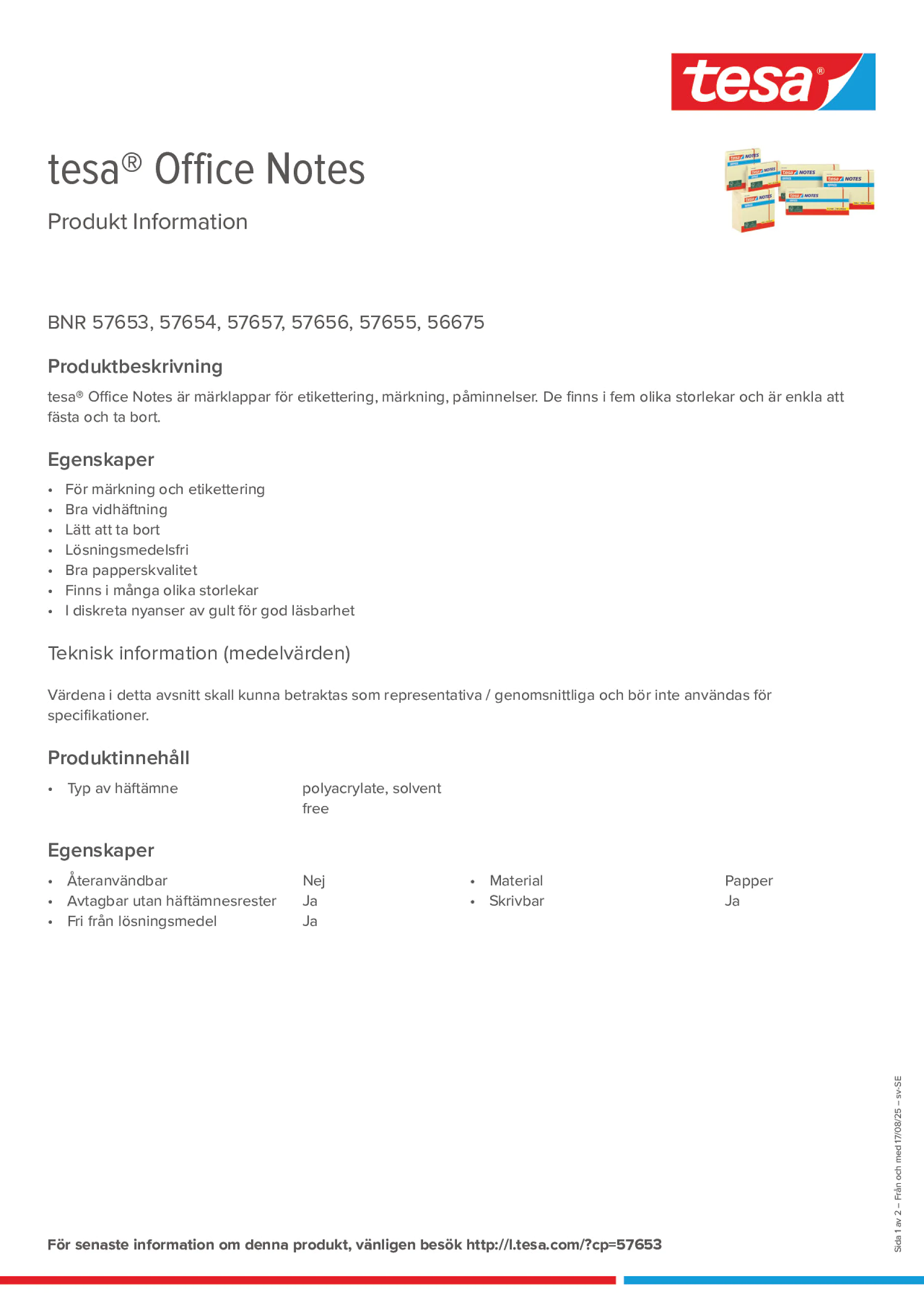Product information_tesa® 57655_sv-SE