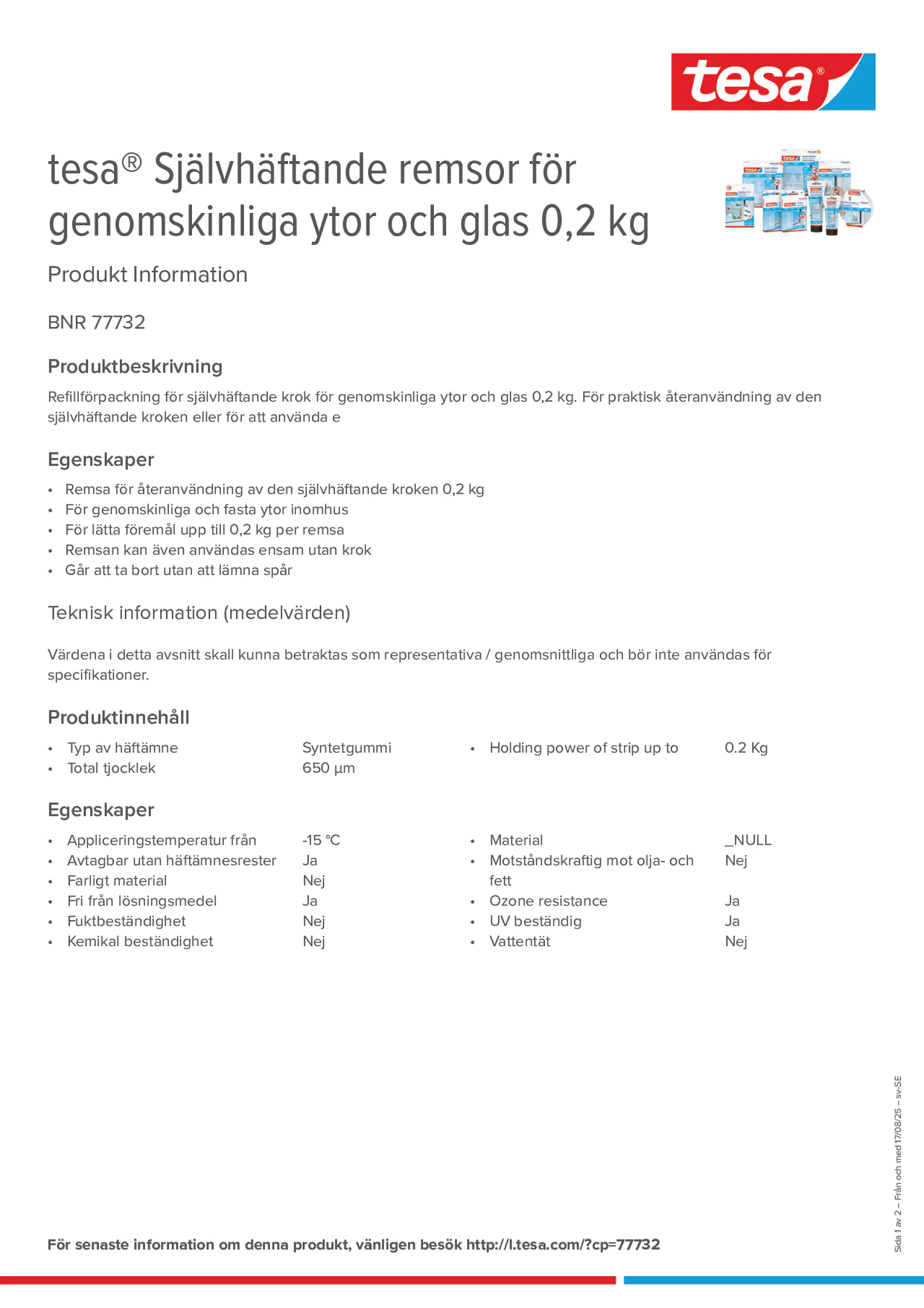 Product information_tesa® 77732_sv-SE