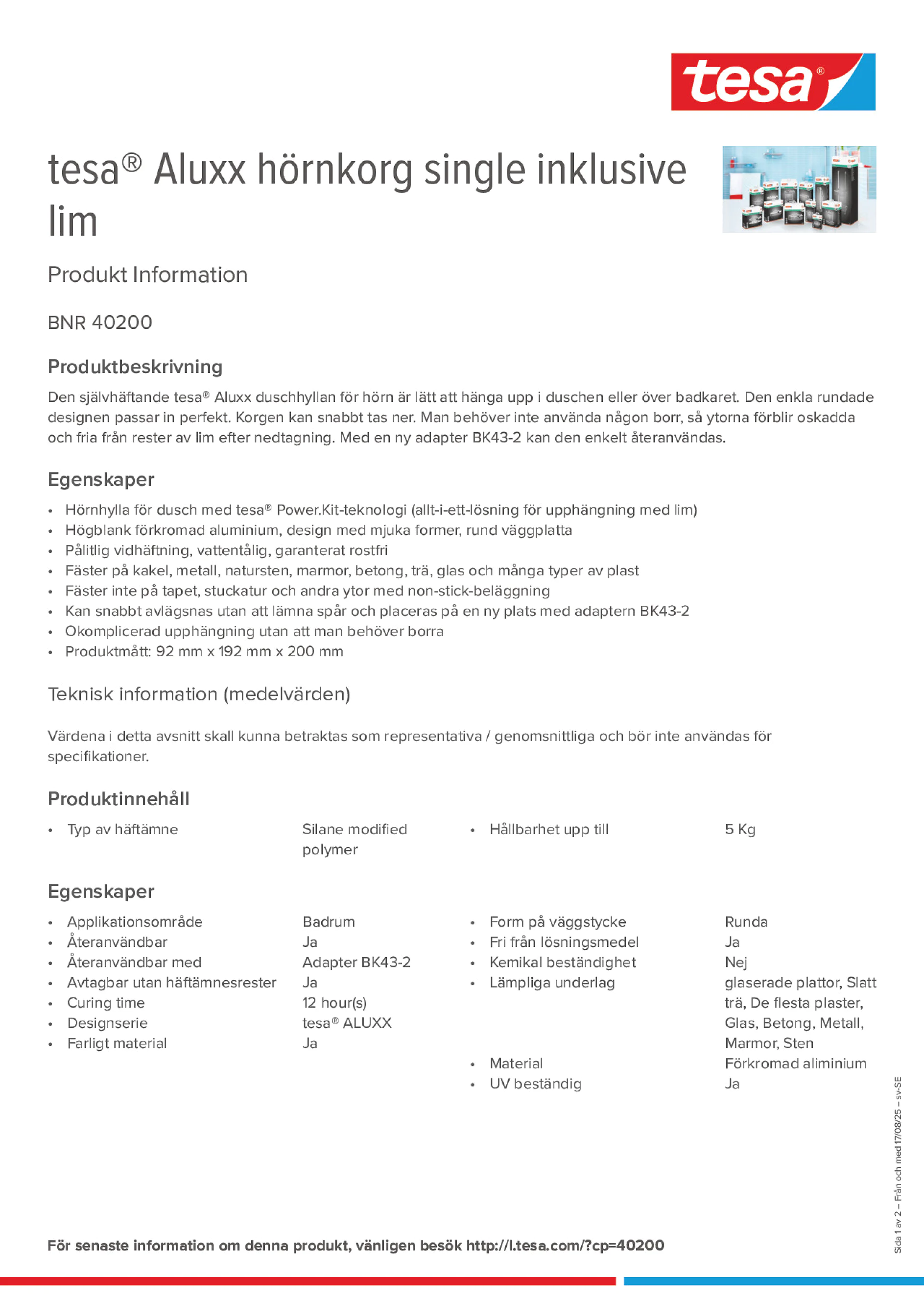 Product information_tesa® 40200_sv-SE