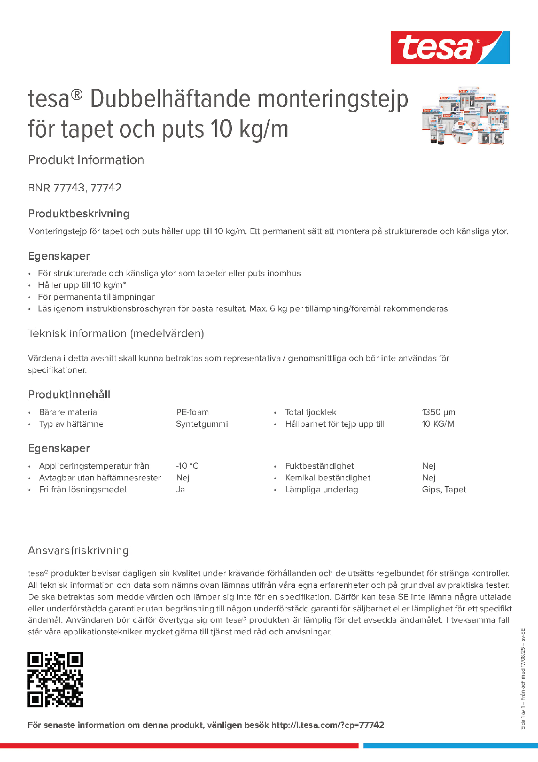 Product information_tesa® 77742_sv-SE