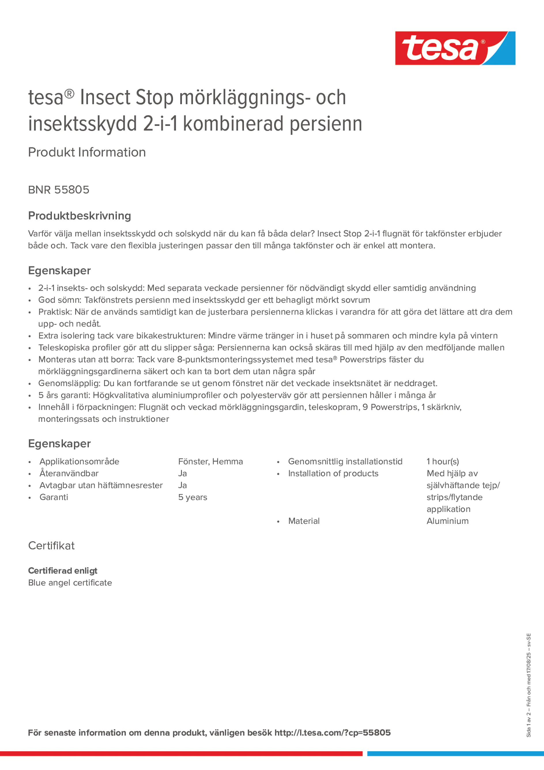 Product information_tesa® 55805_sv-SE