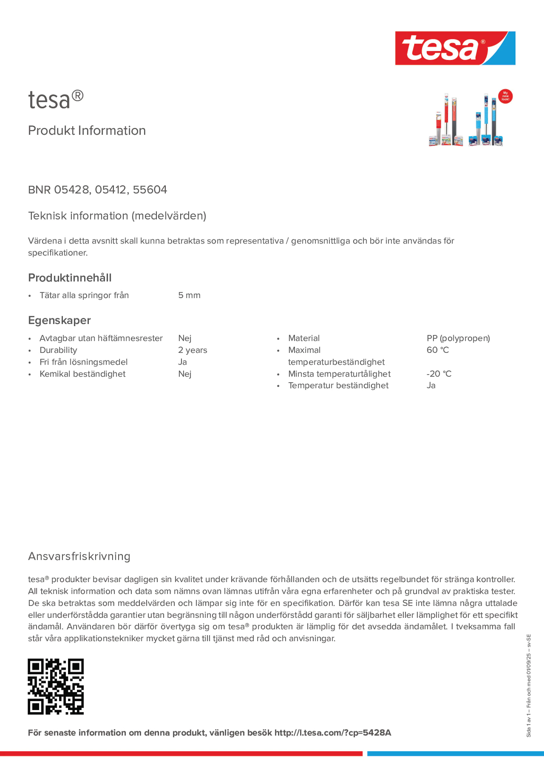 Product information_tesa® 05428_sv-SE