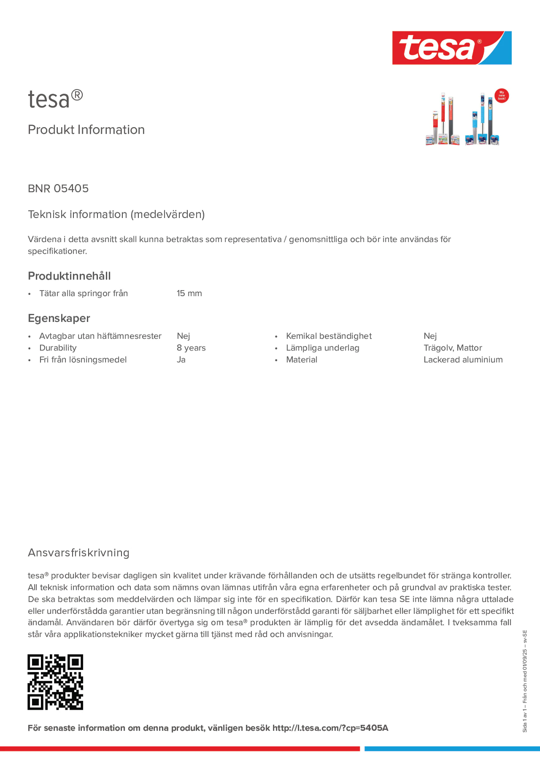 Product information_tesa® 05405_sv-SE