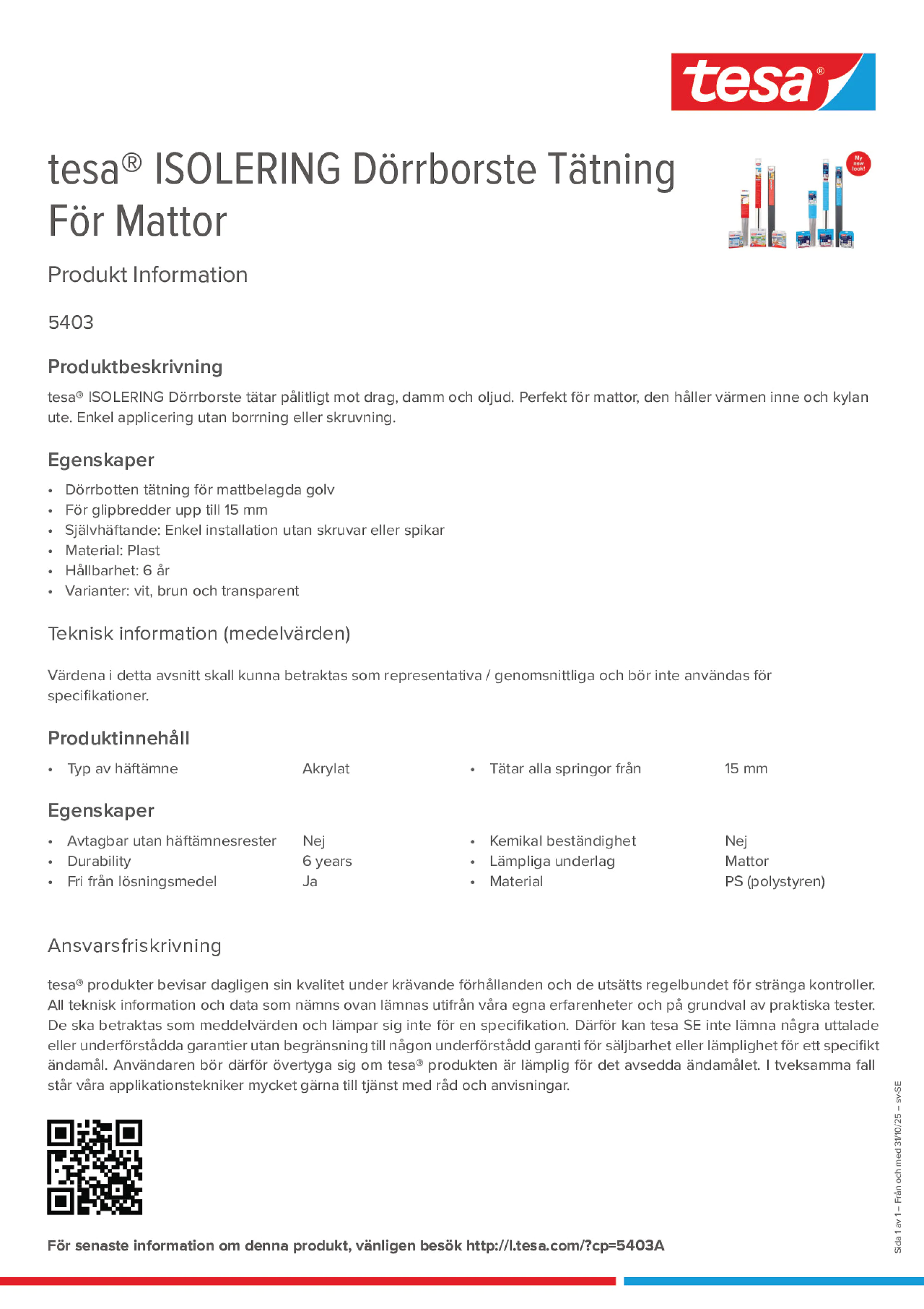 Product information_tesa® 05403_sv-SE