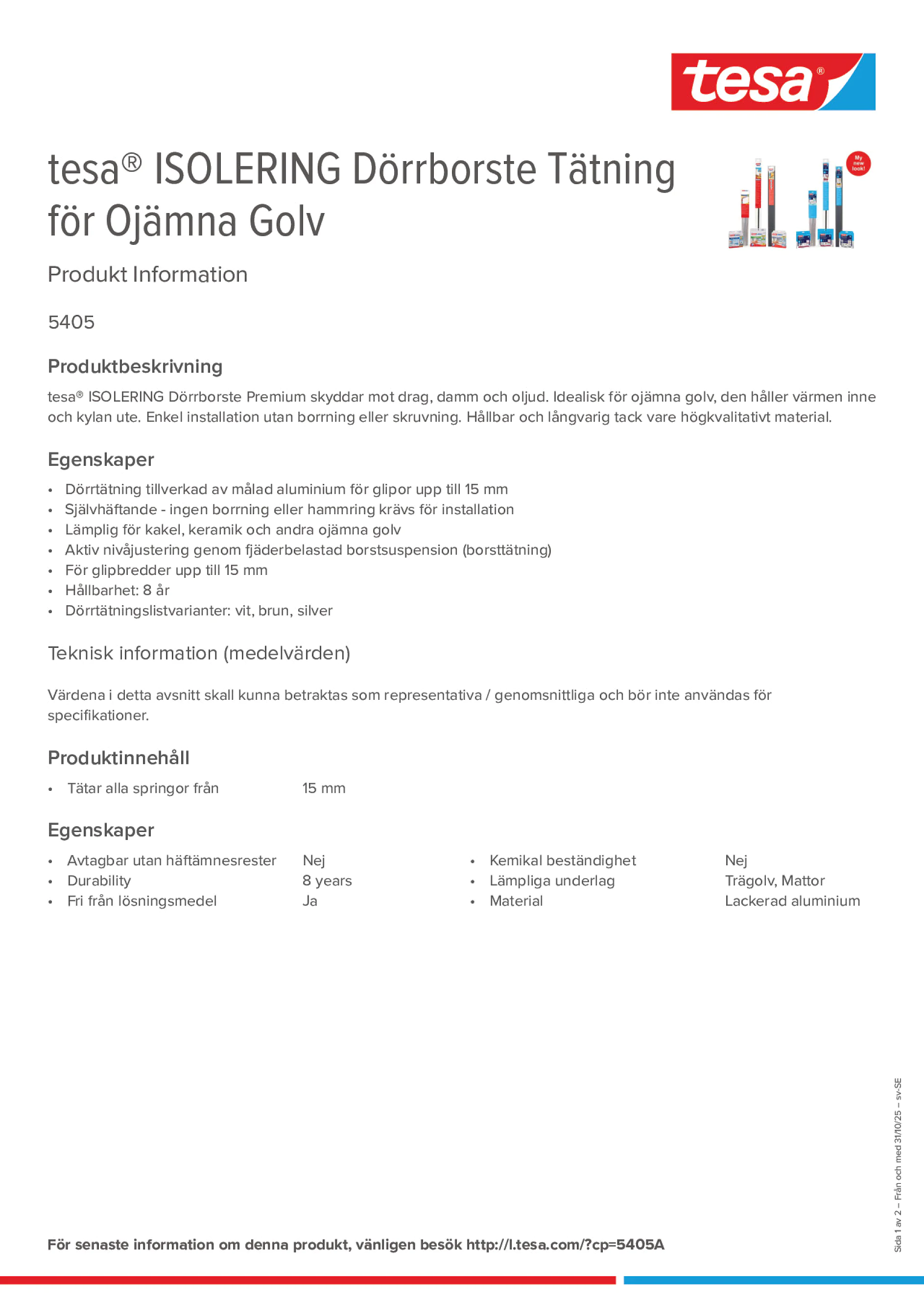 Product information_tesa® 05405_sv-SE