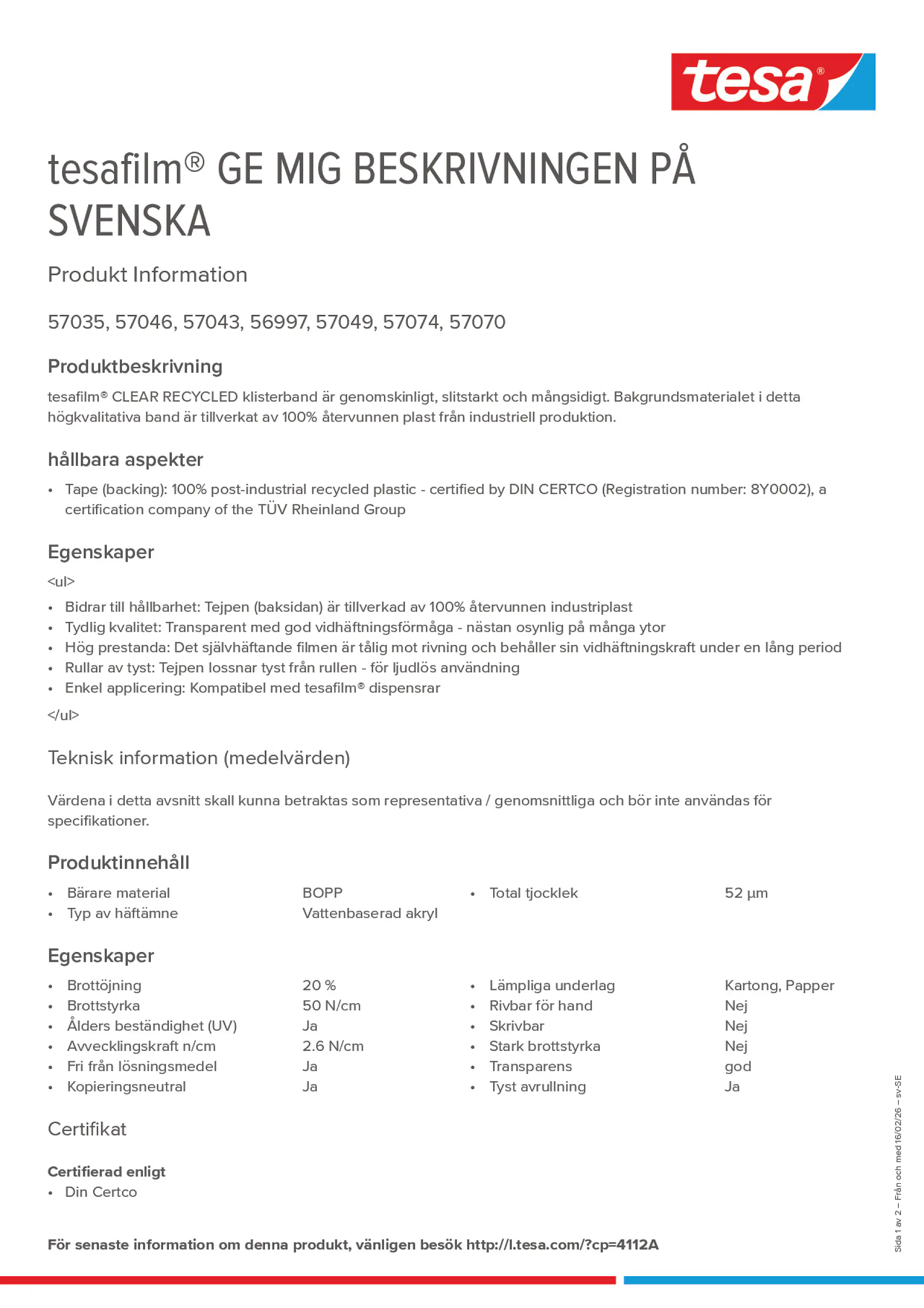 Product information_tesafilm® 57035_sv-SE