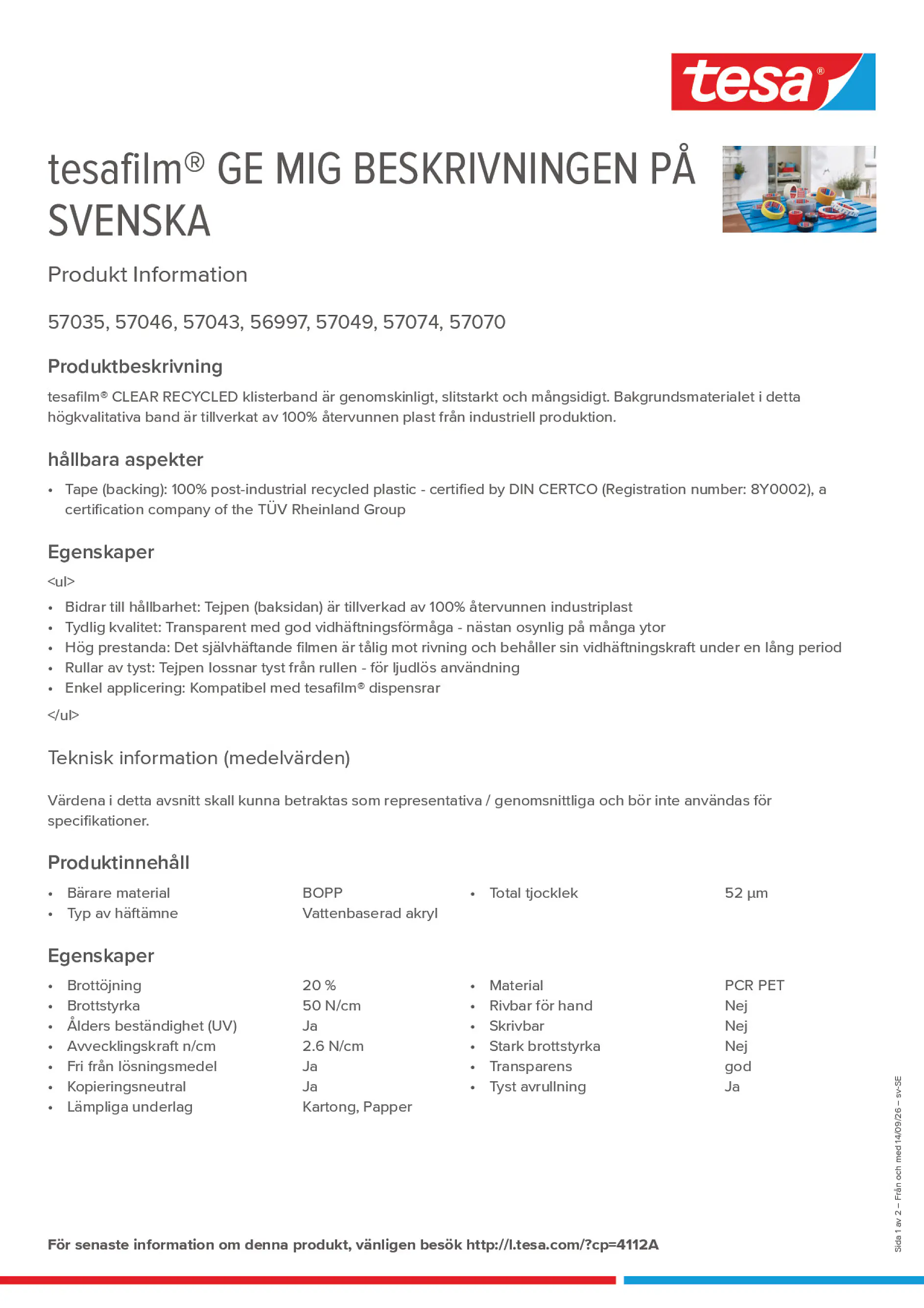 Product information_tesafilm® 57035_sv-SE