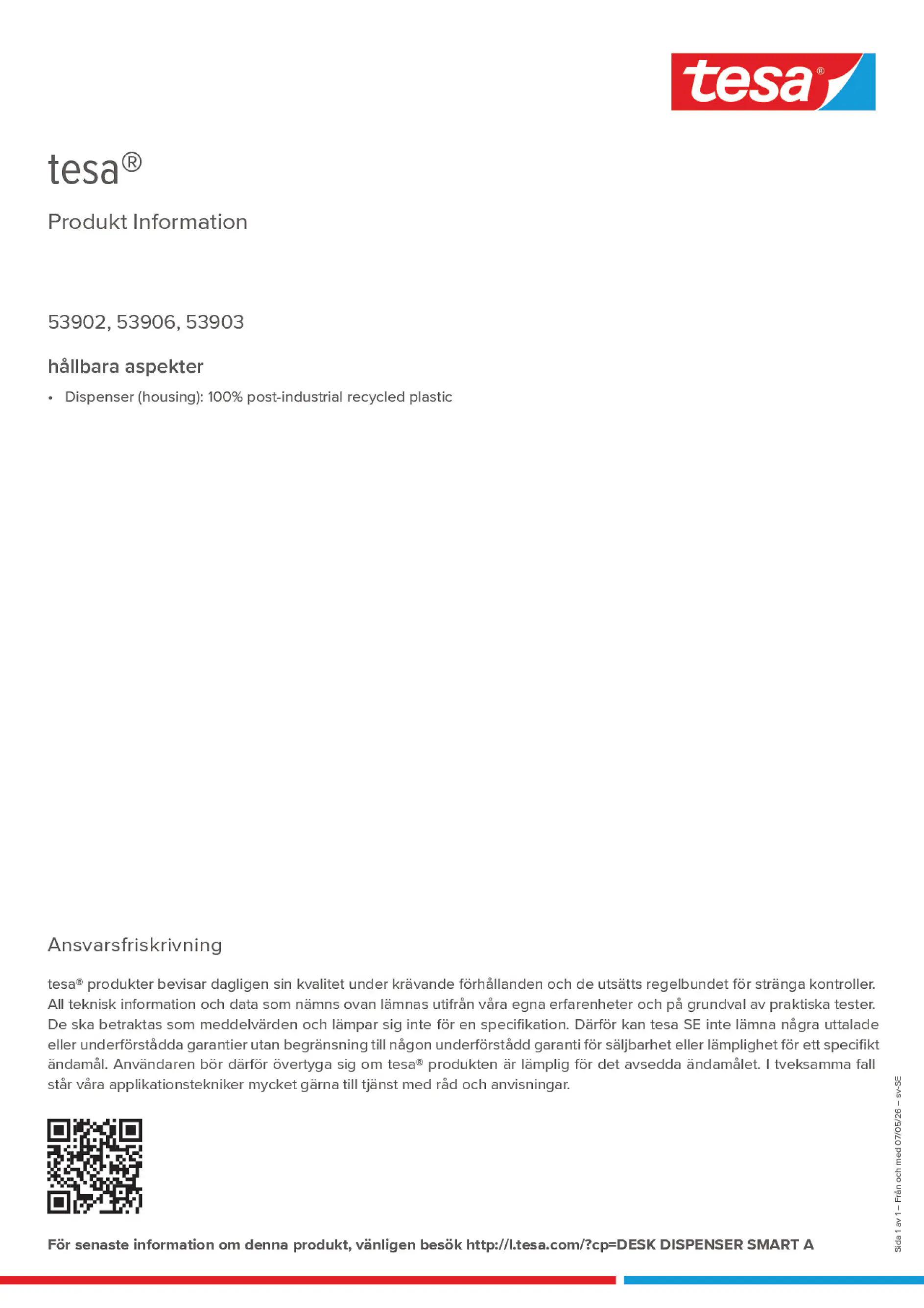 Product information_tesa® 53902DSMA_sv-SE
