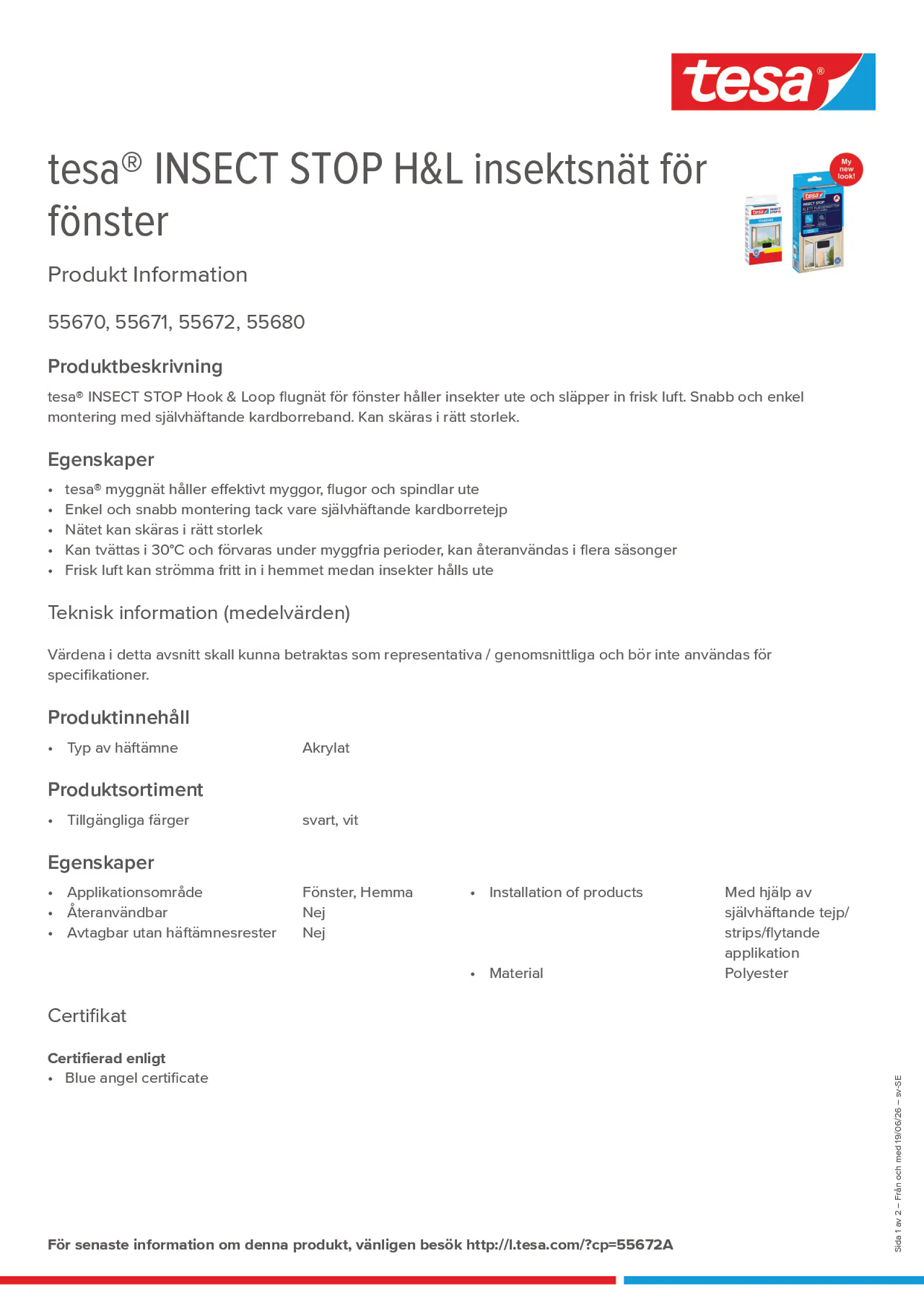 Product information_tesa® 55672A_sv-SE